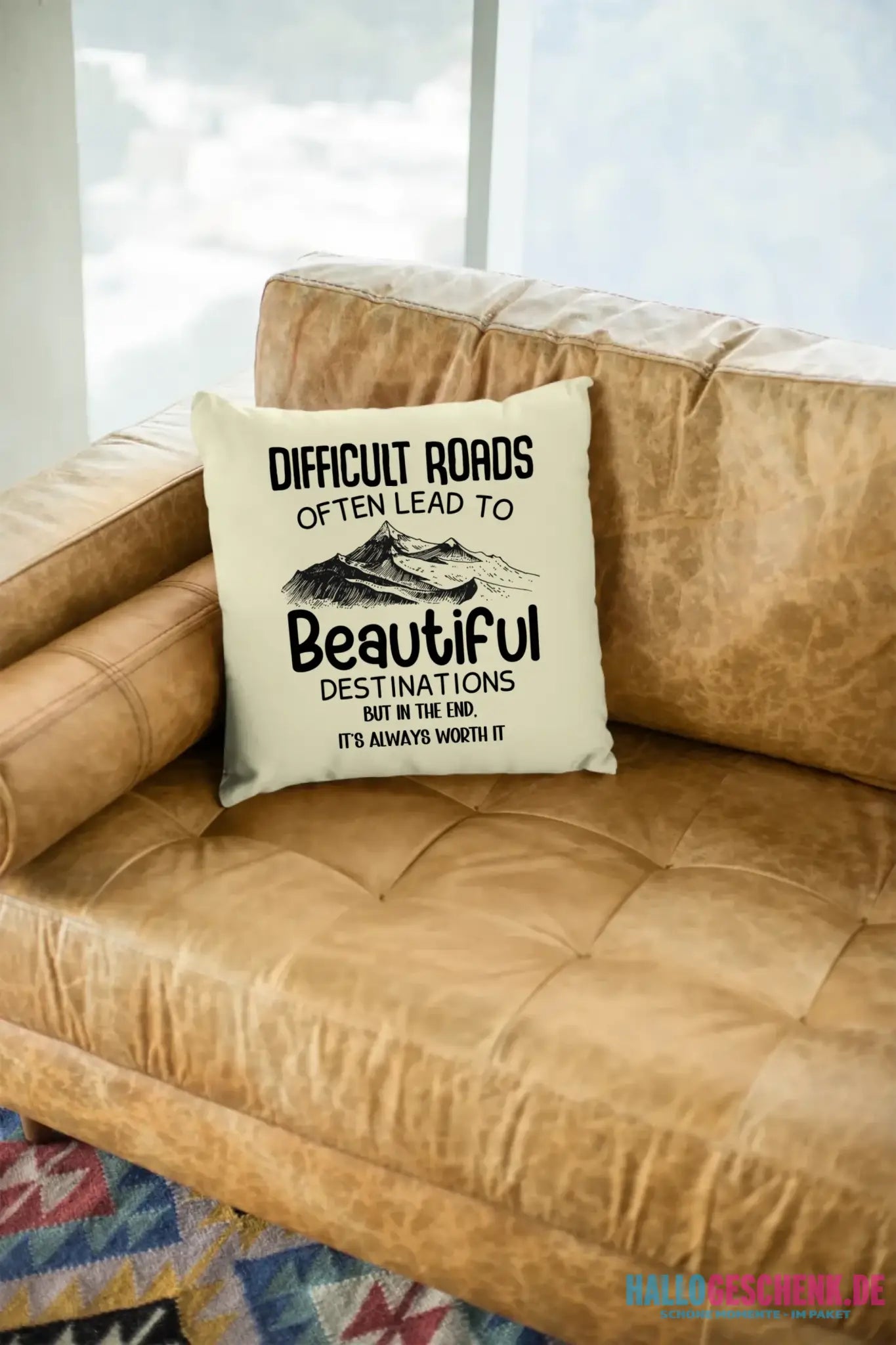 Beautiful destinations • Kissen 40x40 cm • Exklusivdesign • personalisiert