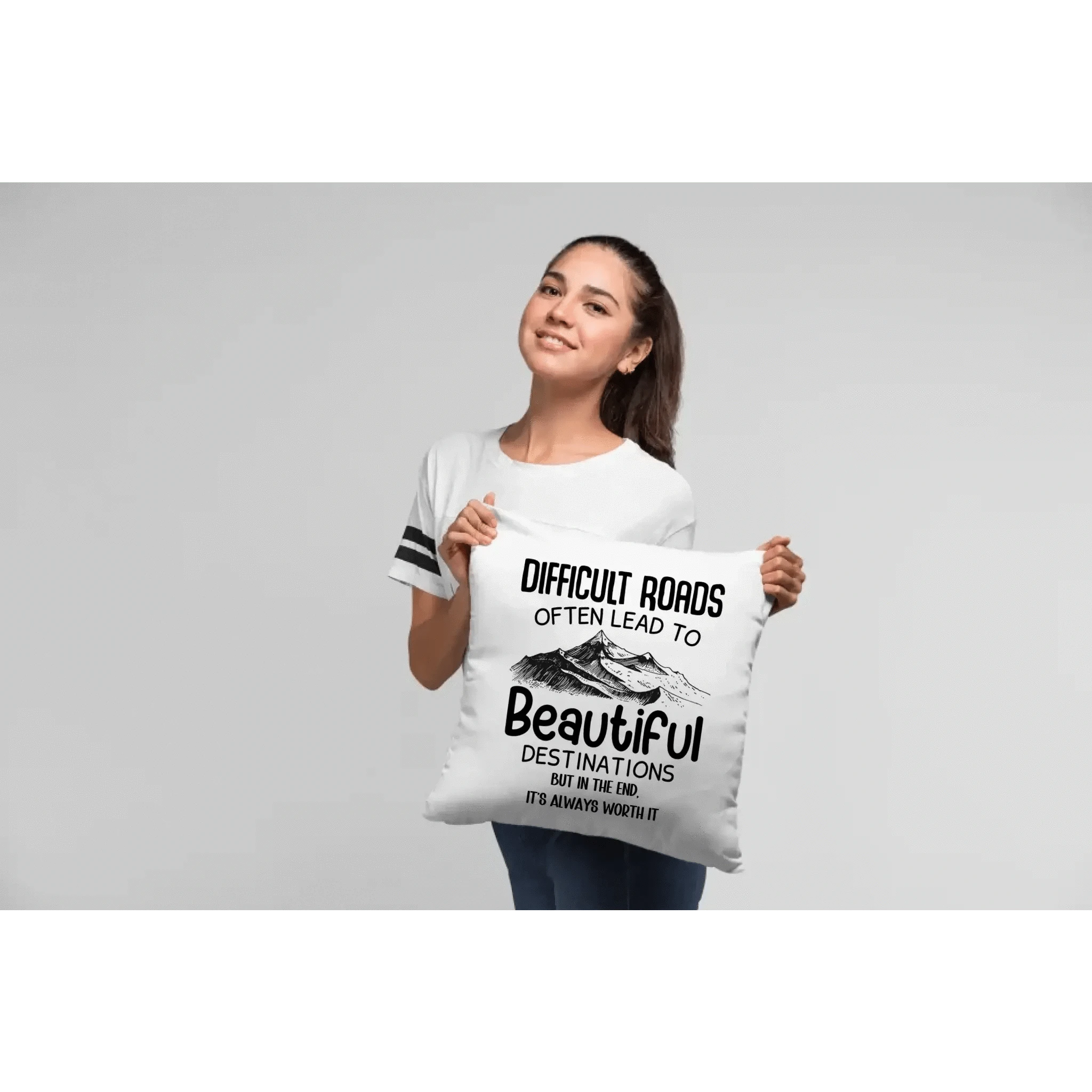 Beautiful destinations • Kissen 40x40 cm • Exklusivdesign • personalisiert