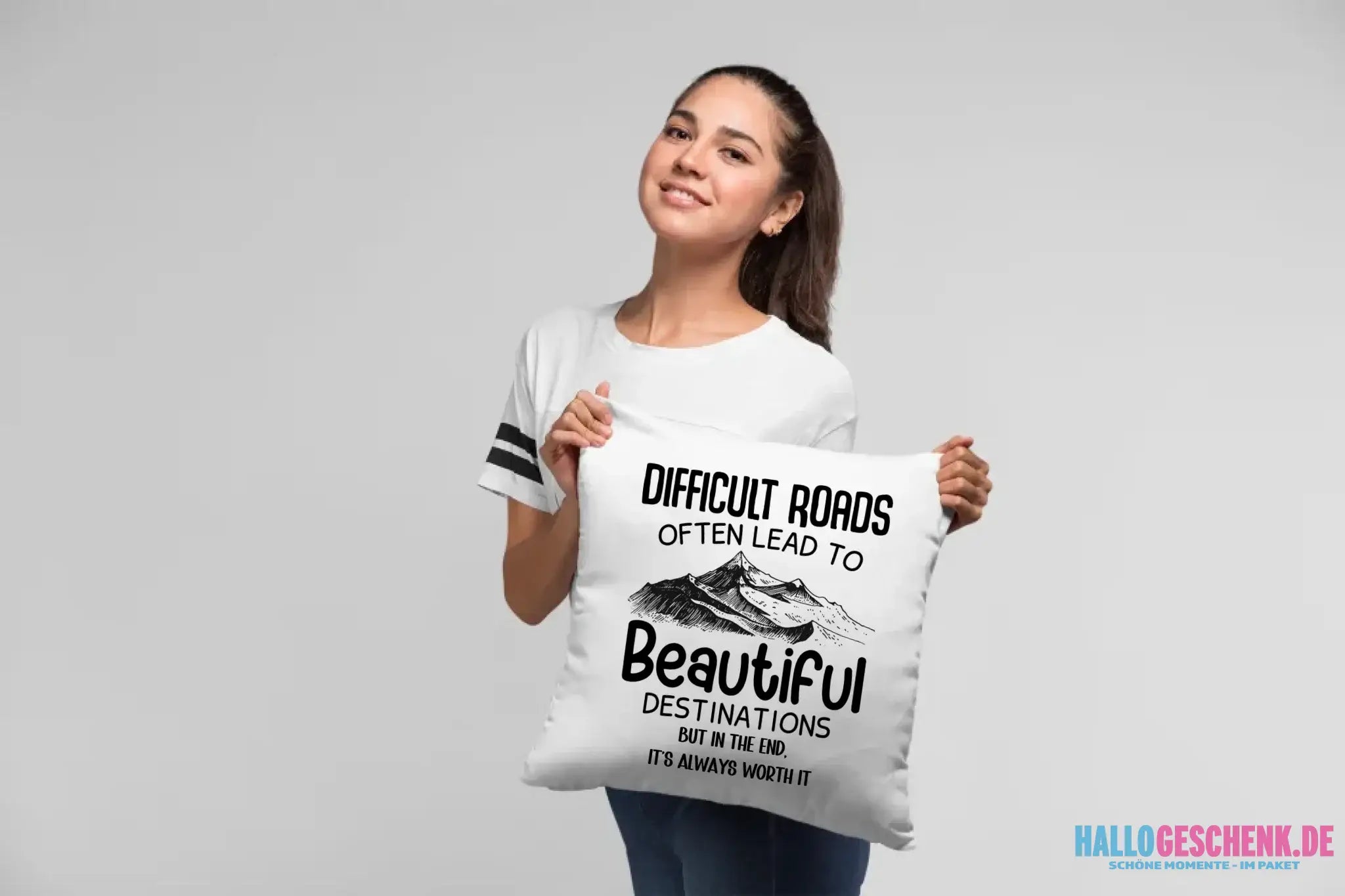 Beautiful destinations • Kissen 40x40 cm • Exklusivdesign • personalisiert
