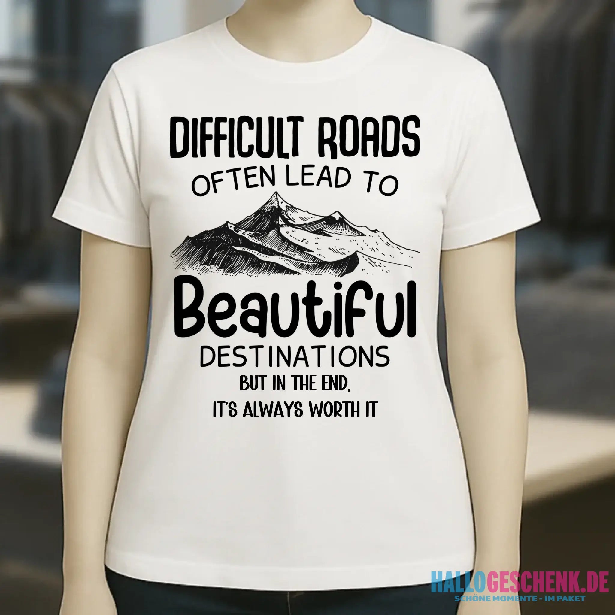Beautiful destinations • Ladies Premium T-Shirt XS-2XL aus Bio-Baumwolle für Damen • Exklusivdesign • personalisiert