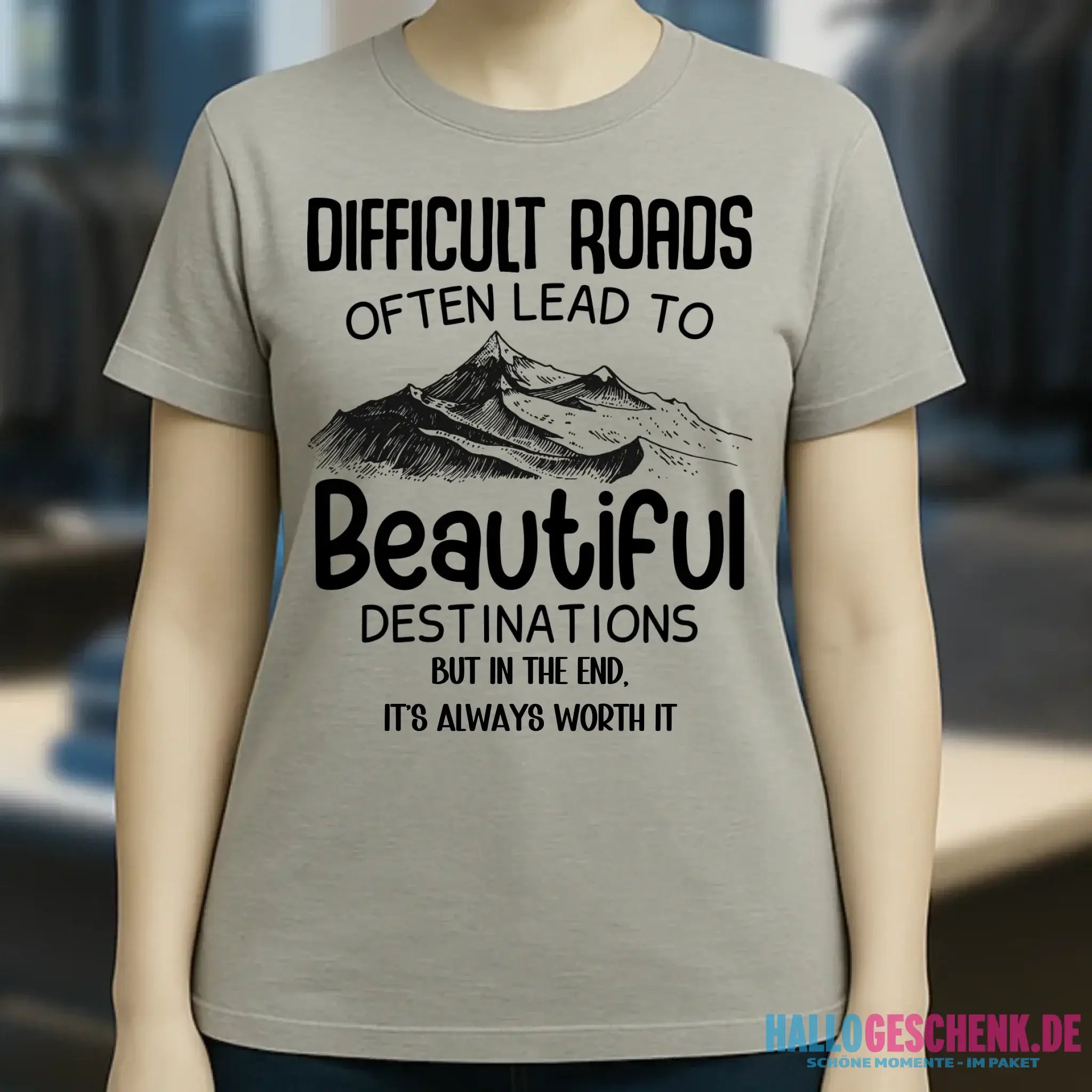 Beautiful destinations • Ladies Premium T-Shirt XS-2XL aus Bio-Baumwolle für Damen • Exklusivdesign • personalisiert