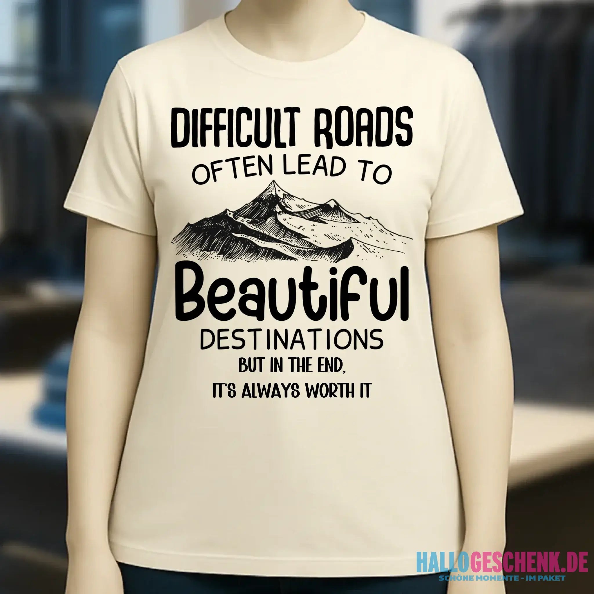 Beautiful destinations • Ladies Premium T-Shirt XS-2XL aus Bio-Baumwolle für Damen • Exklusivdesign • personalisiert