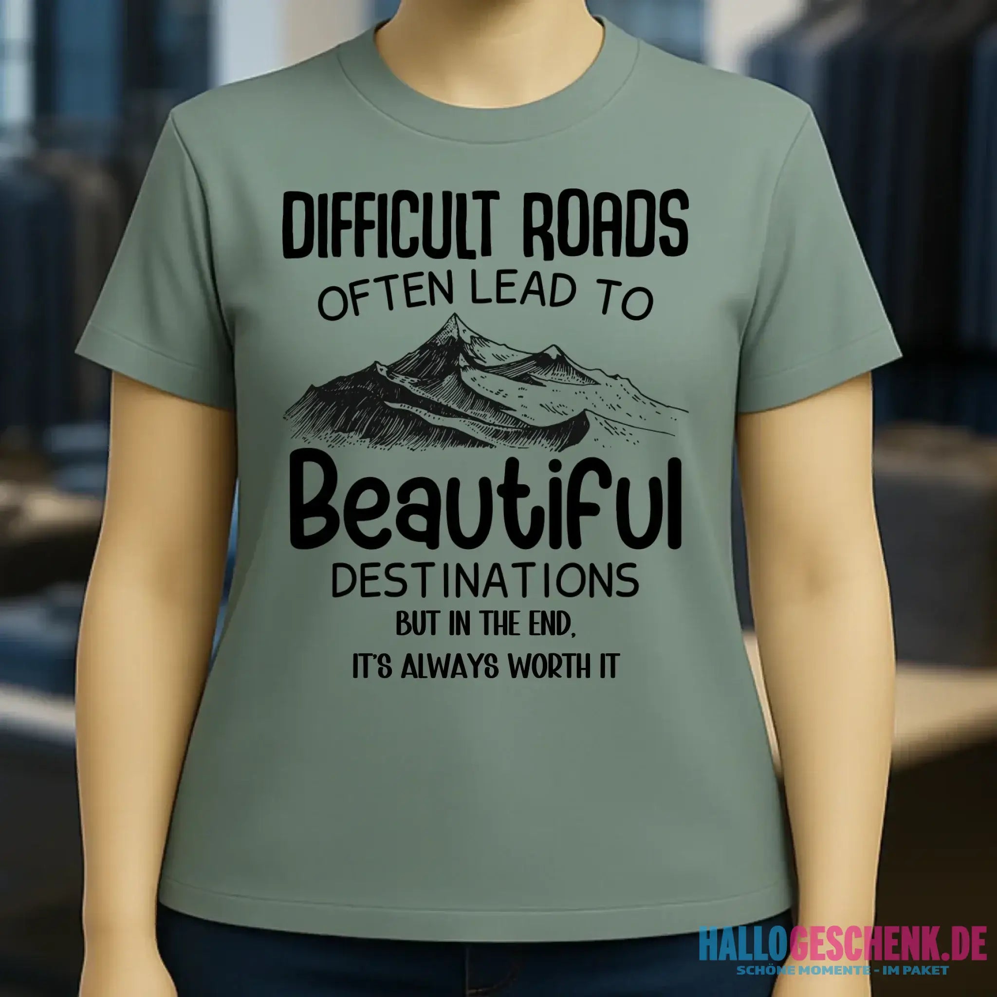 Beautiful destinations • Ladies Premium T-Shirt XS-2XL aus Bio-Baumwolle für Damen • Exklusivdesign • personalisiert