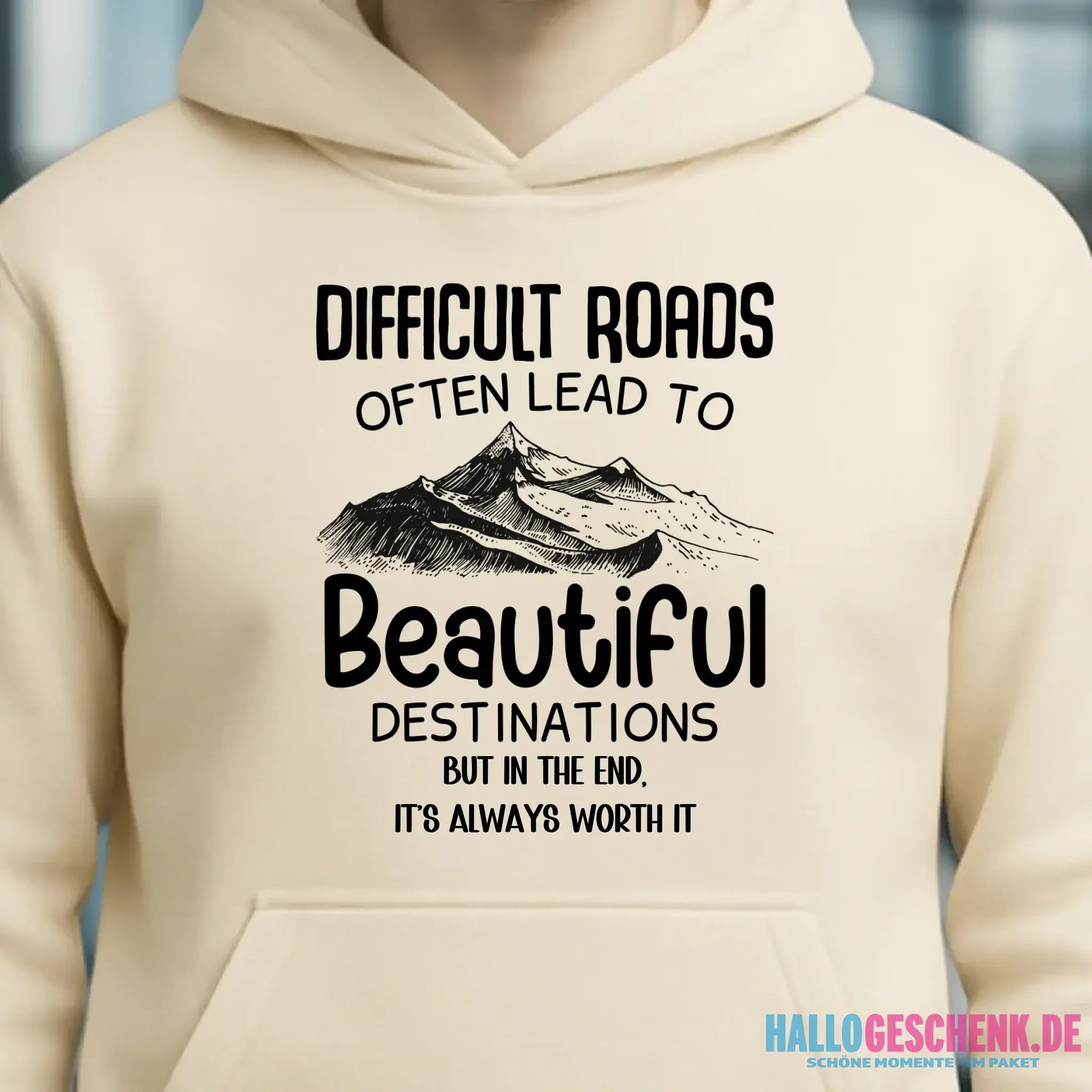 Beautiful destinations • Unisex Premium Hoodie XS-5XL aus Bio-Baumwolle für Damen & Herren • Exklusivdesign • personalisiert
