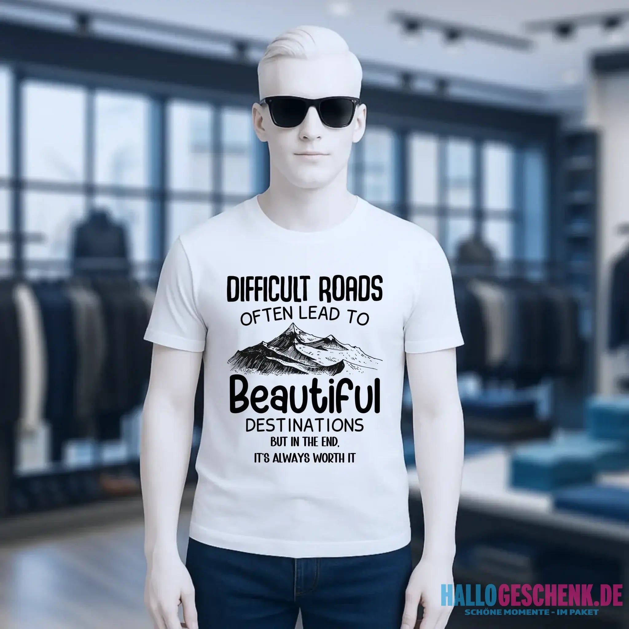 Beautiful destinations • Unisex Premium T-Shirt XS-5XL aus Bio-Baumwolle für Damen & Herren • Exklusivdesign • personalisiert
