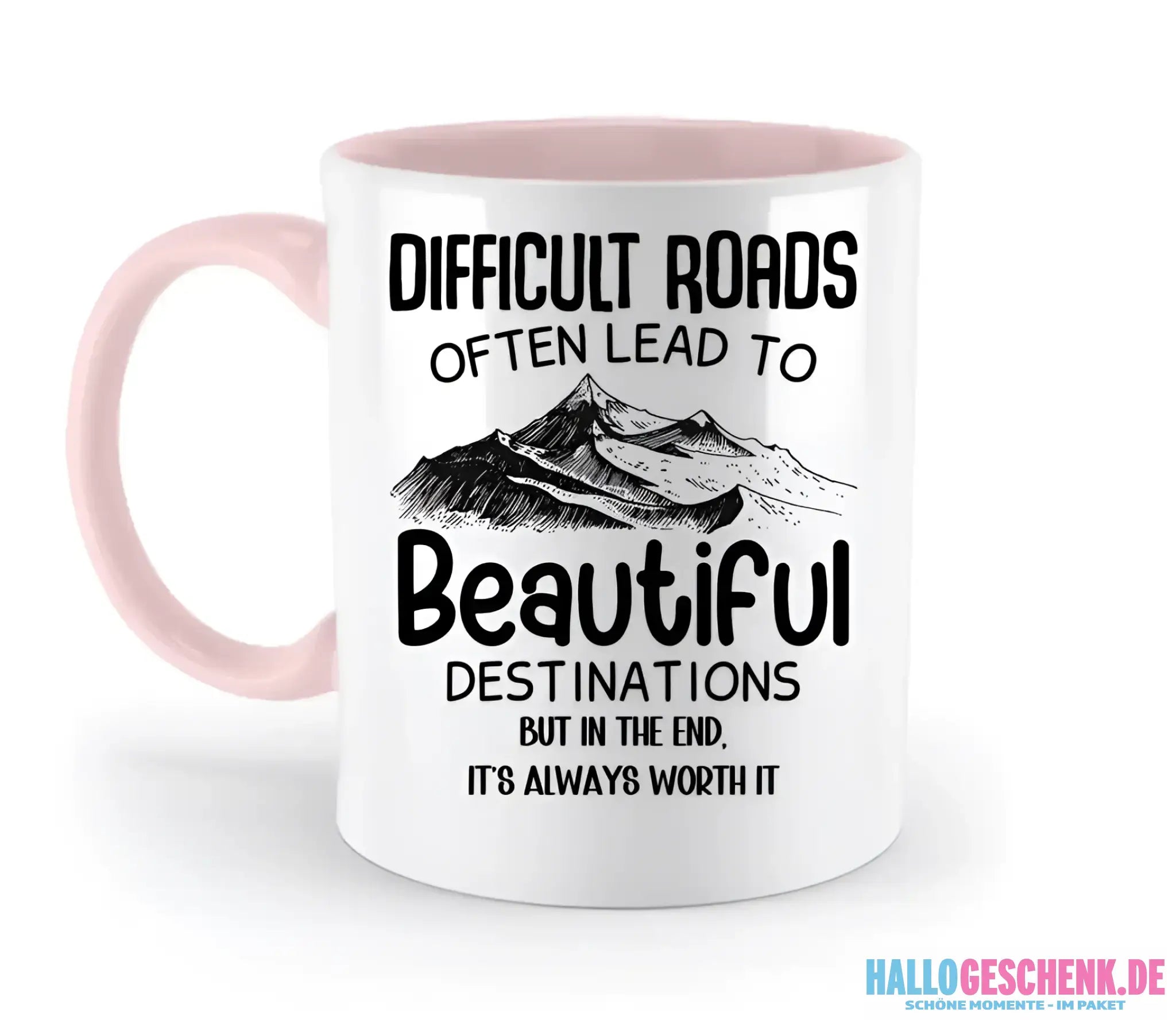Beautiful destinations • zweifarbige Tasse • Exklusivdesign • personalisiert