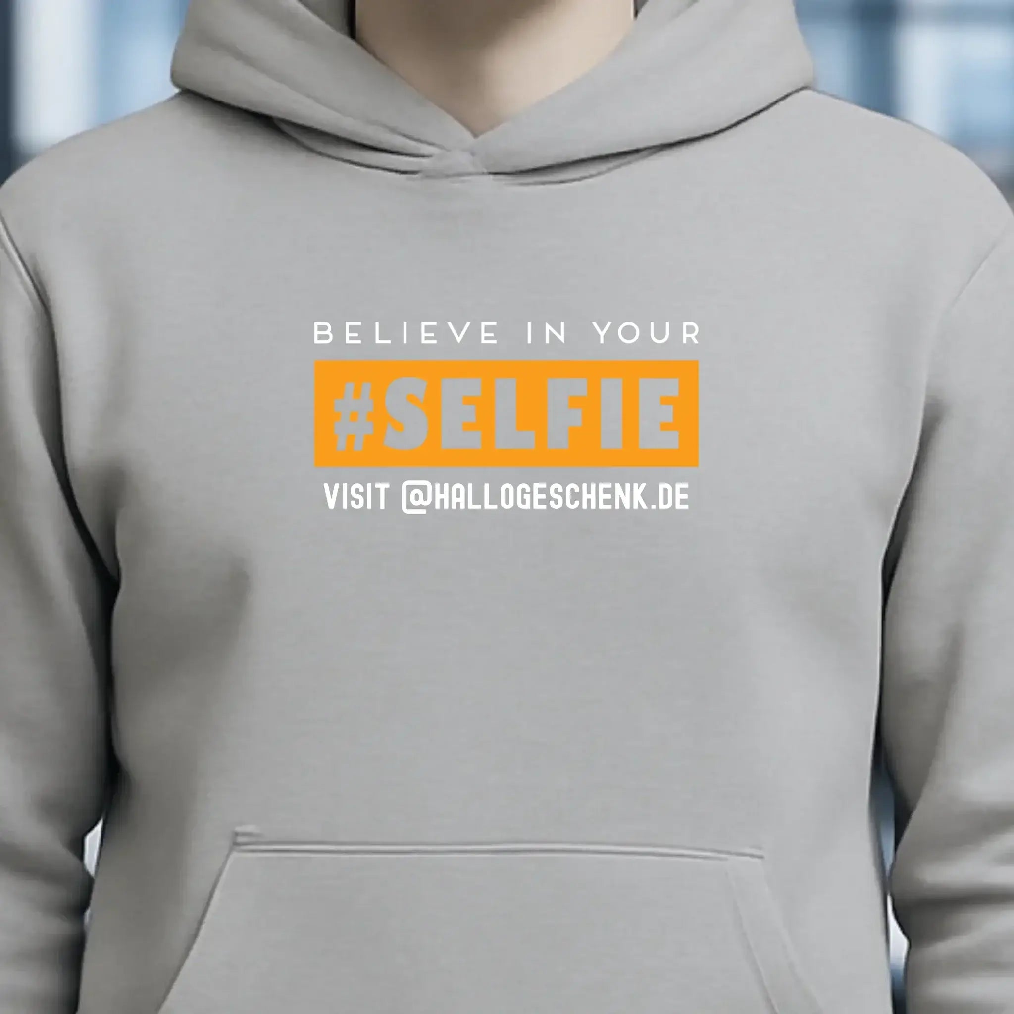 Belive in your selfie • Unisex Premium Hoodie XS-5XL aus Bio-Baumwolle für Damen & Herren • Exklusivdesign • personalisiert