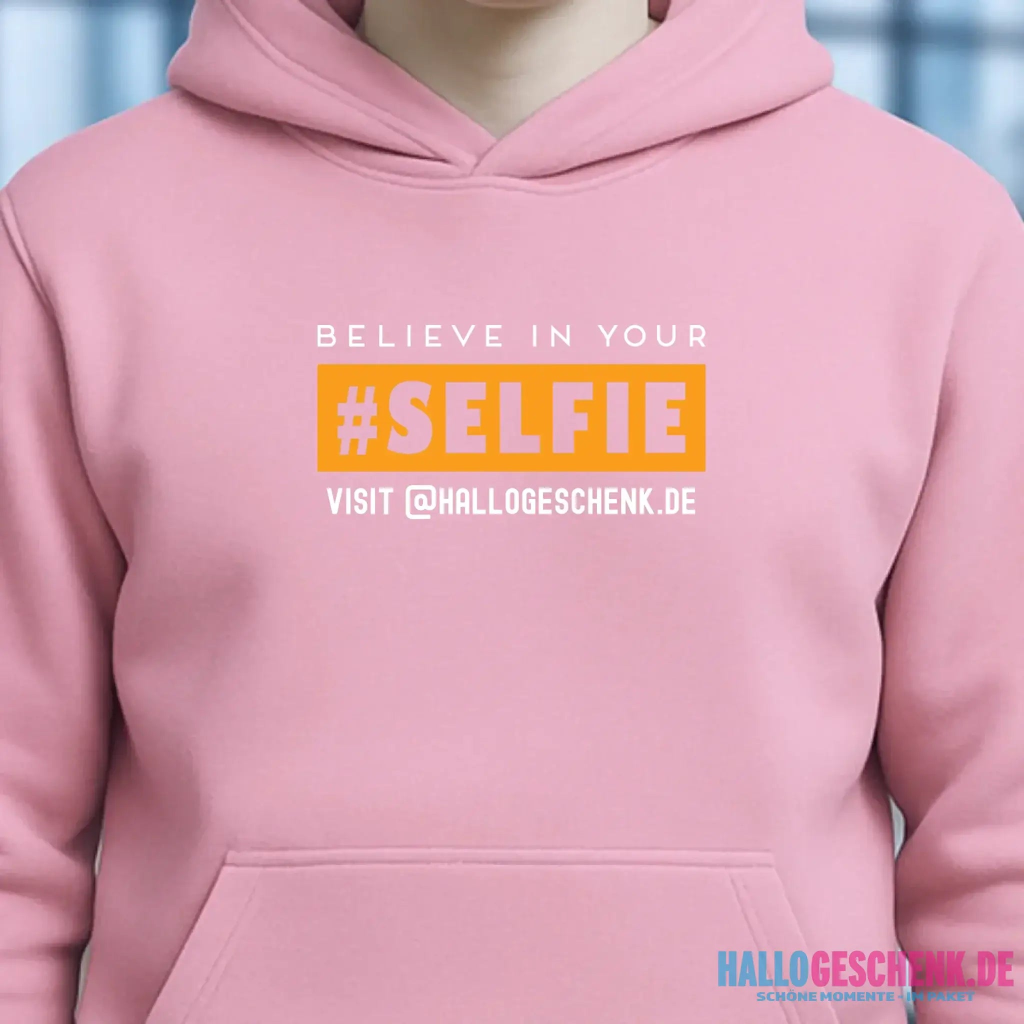 Belive in your selfie • Unisex Premium Hoodie XS-5XL aus Bio-Baumwolle für Damen & Herren • Exklusivdesign • personalisiert