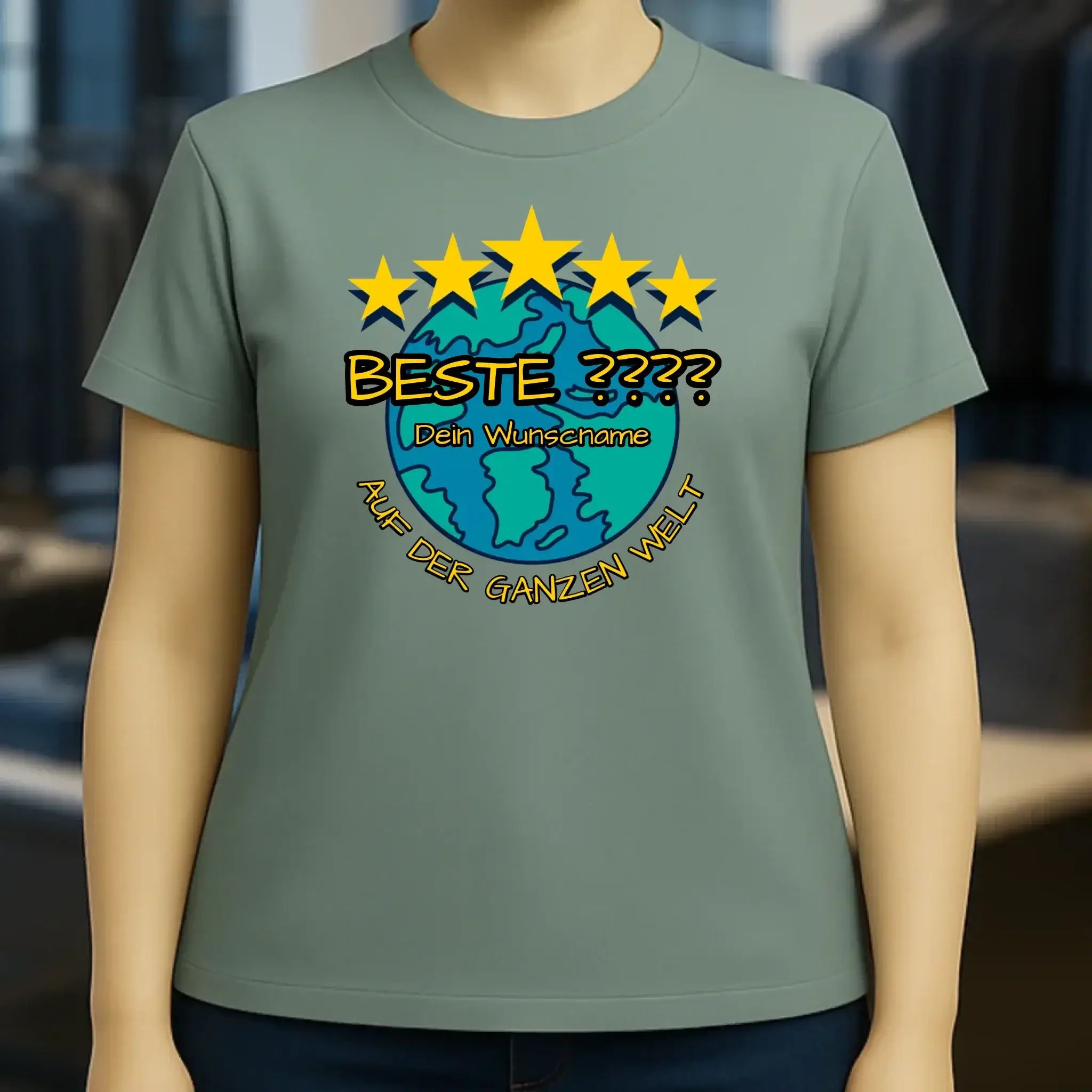 Best ??? Designer Beste Mama, Beste Oma, Traumfrau, Chef-Mechanikerin uvm. - Ladies Premium T-Shirt XS-2XL aus Bio-Baumwolle für Damen