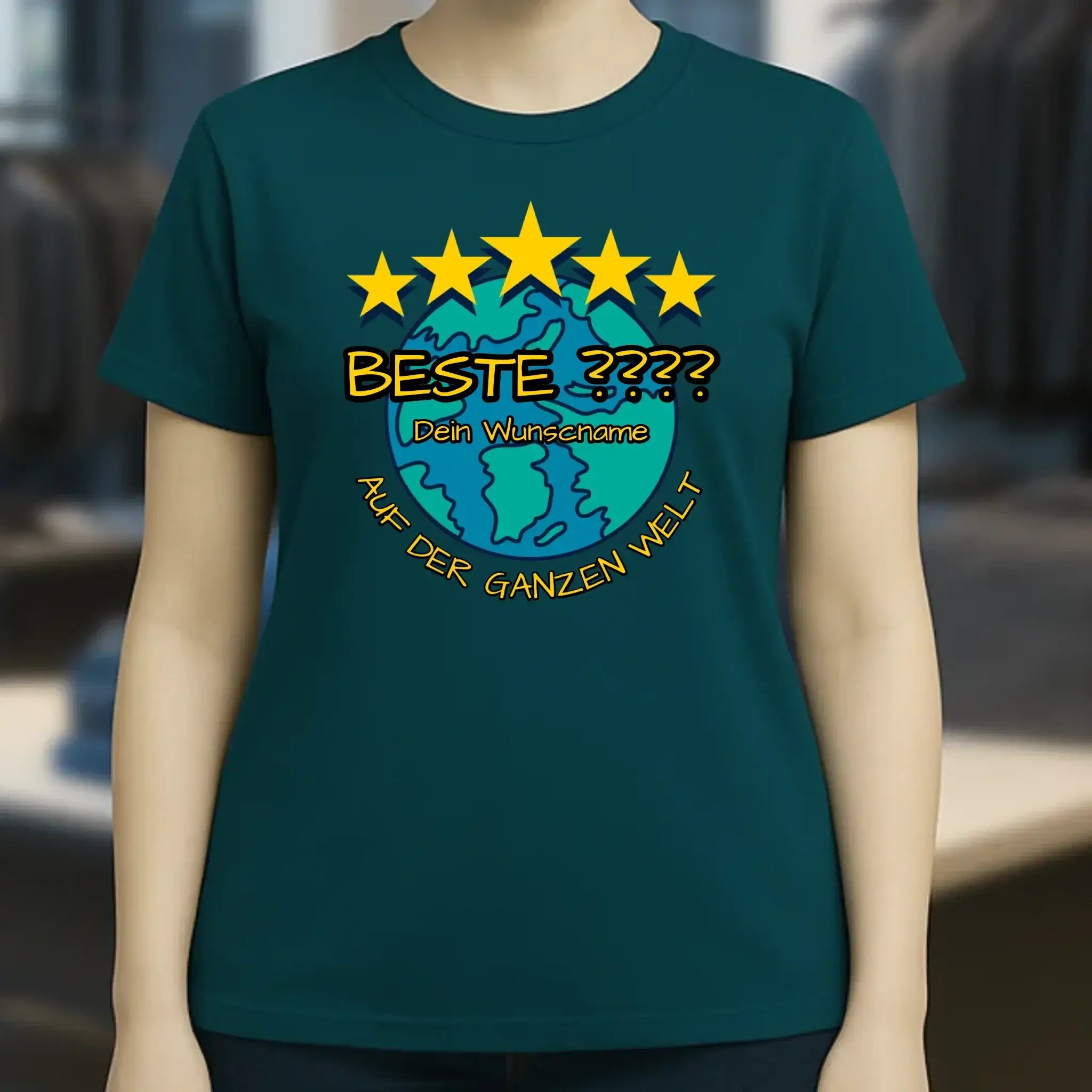 Best ??? Designer Beste Mama, Beste Oma, Traumfrau, Chef-Mechanikerin uvm. - Ladies Premium T-Shirt XS-2XL aus Bio-Baumwolle für Damen