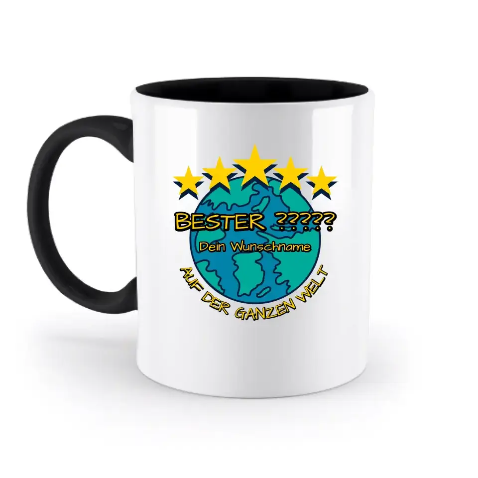 Best ??? Designer Beste Mama, Bester Papa, Traumfrau, Chef-Mechaniker uvm. - zweifarbige Tasse