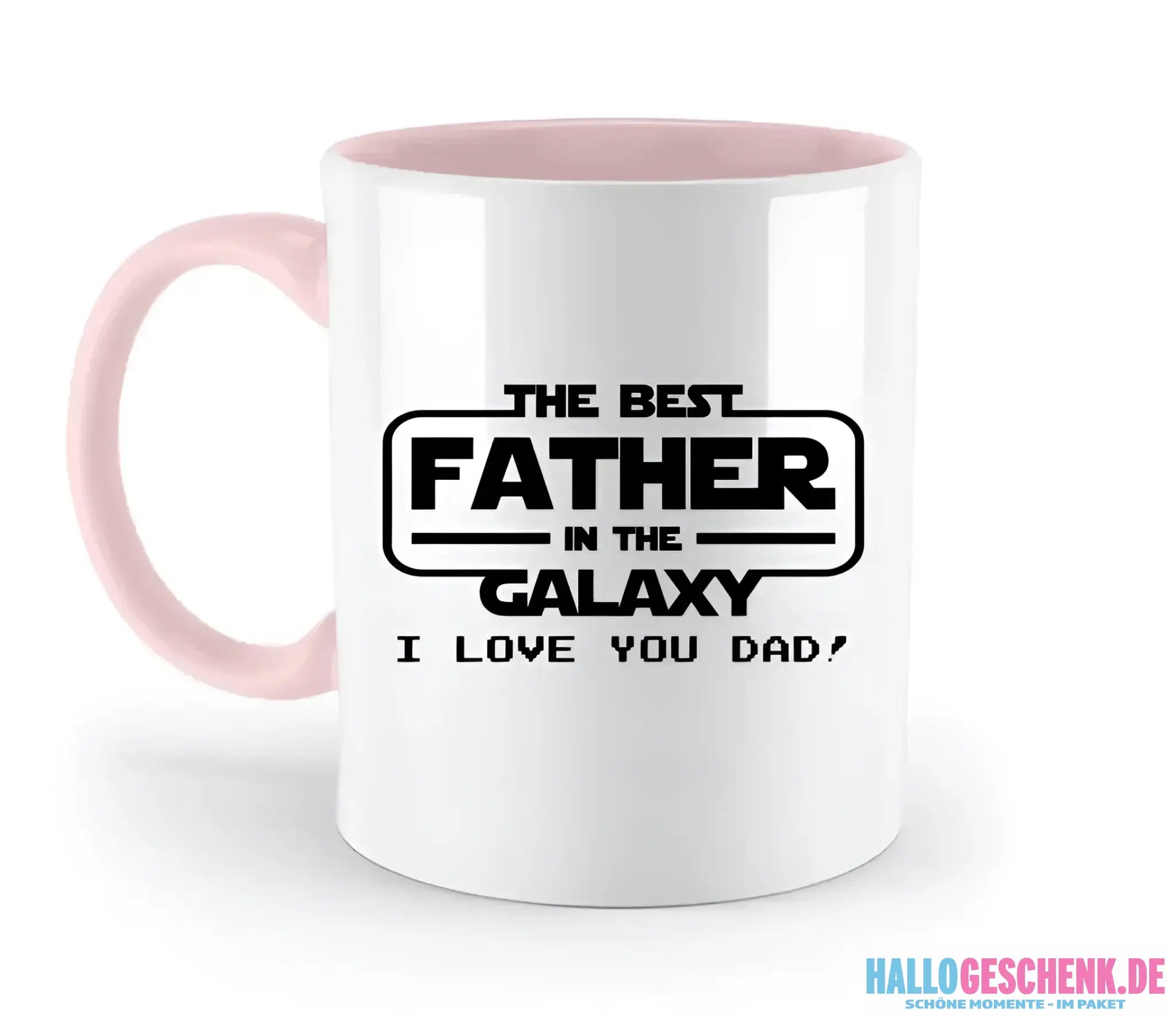 Best Father in the Galaxy • Papa • Vater • zweifarbige Tasse • Exklusivdesign • personalisiert - zweifarbige Tasse