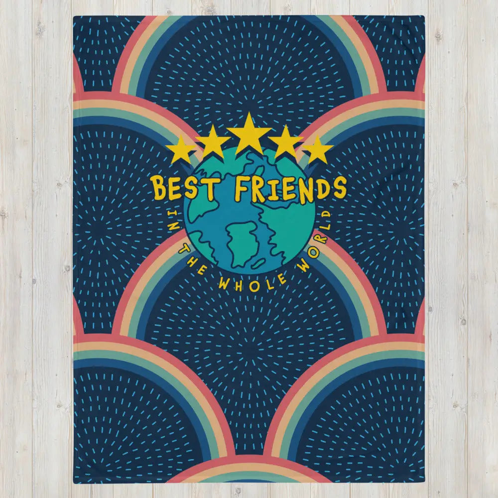Best friends (Beste Freunde) • Kuscheldecke / Tagesdecke - Kuscheldecken