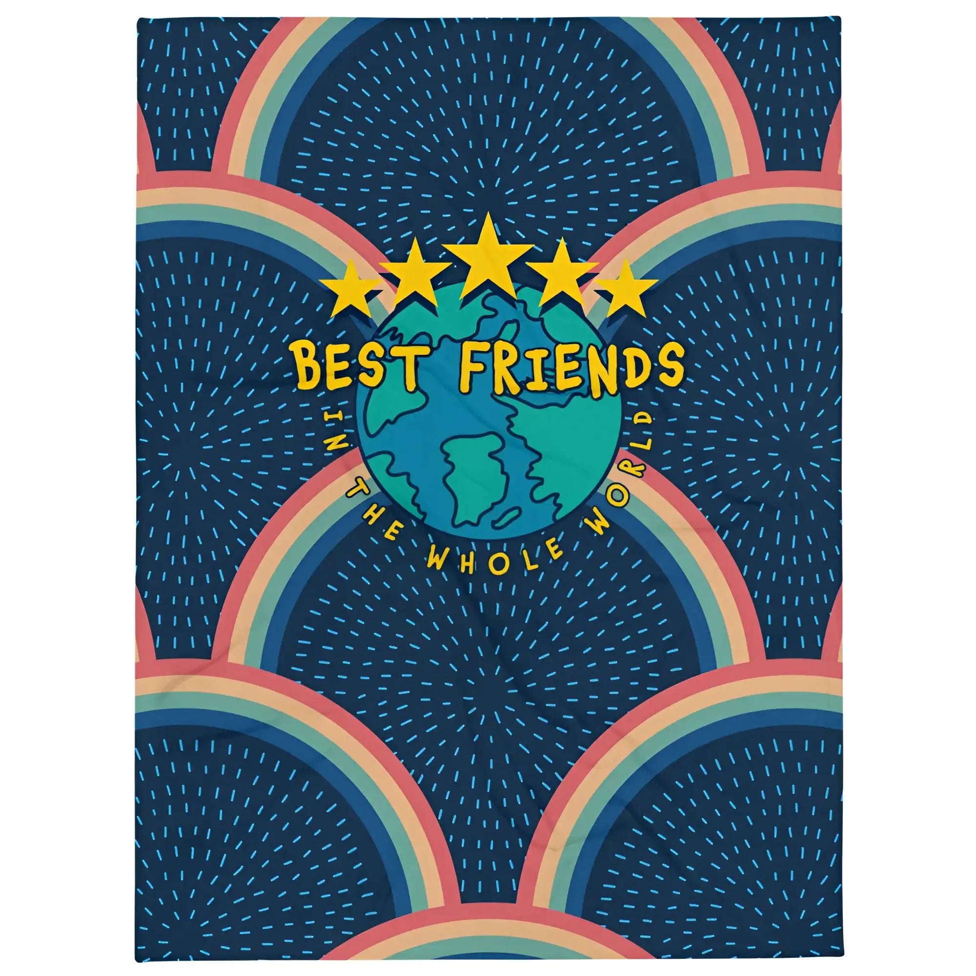 Best friends (Beste Freunde) • Kuscheldecke / Tagesdecke - Kuscheldecken