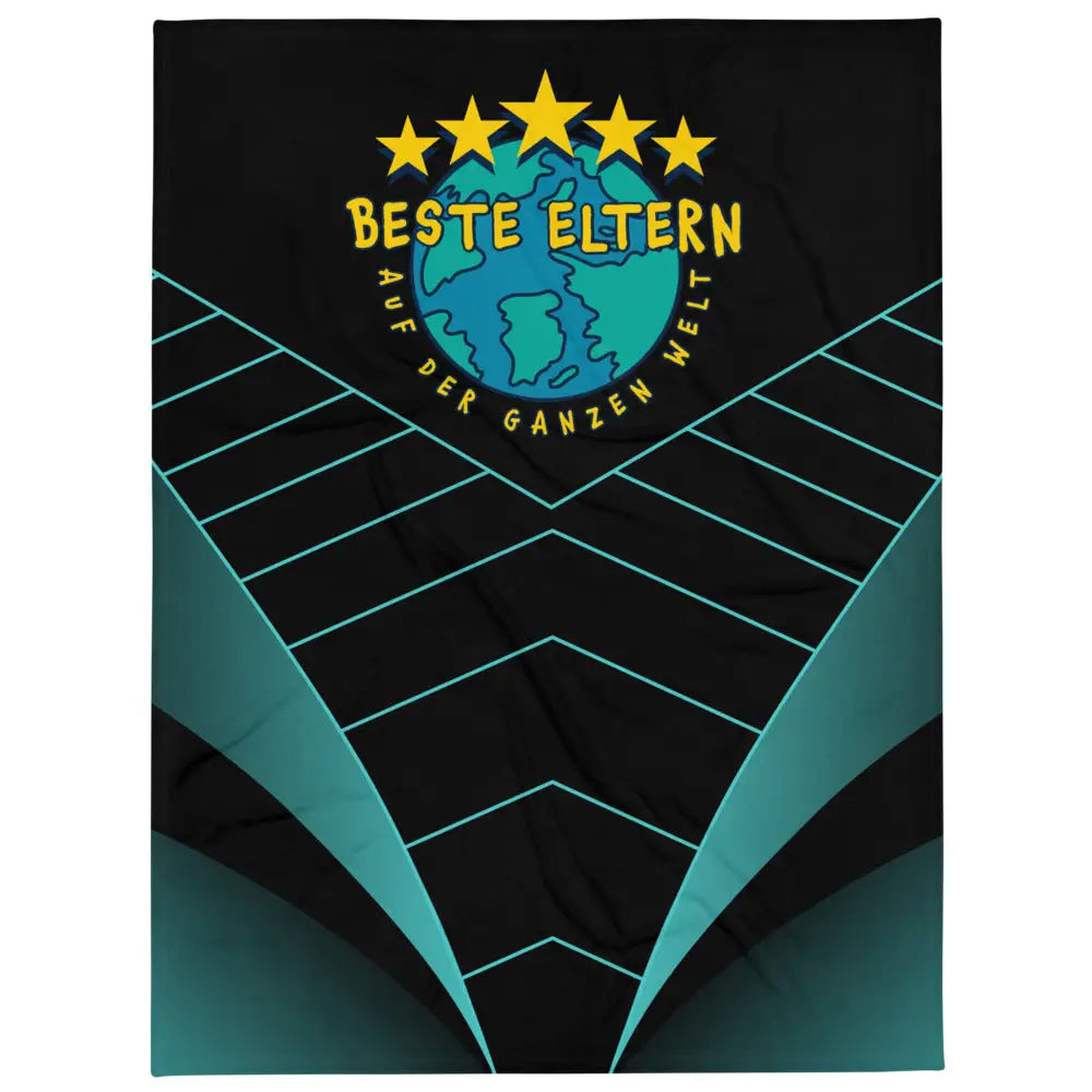 Beste Eltern - auf der ganzen Welt! • Kuscheldecke / Tagesdecke - Kuscheldecken