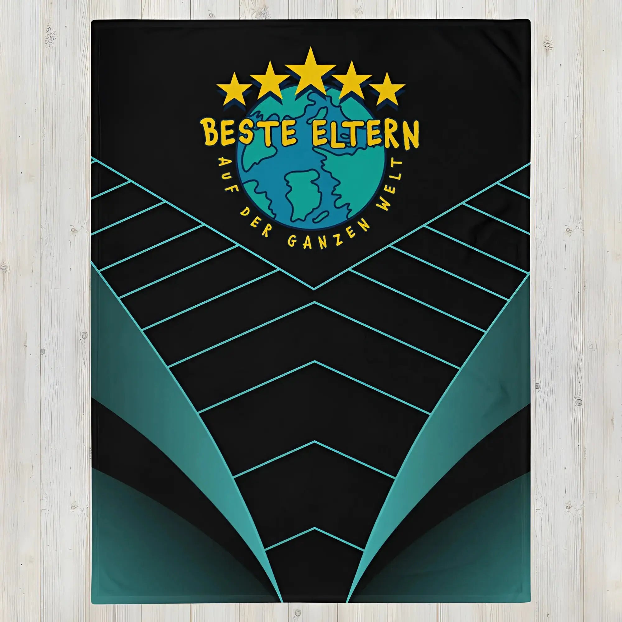 Beste Eltern - auf der ganzen Welt! • Kuscheldecke / Tagesdecke - Kuscheldecken