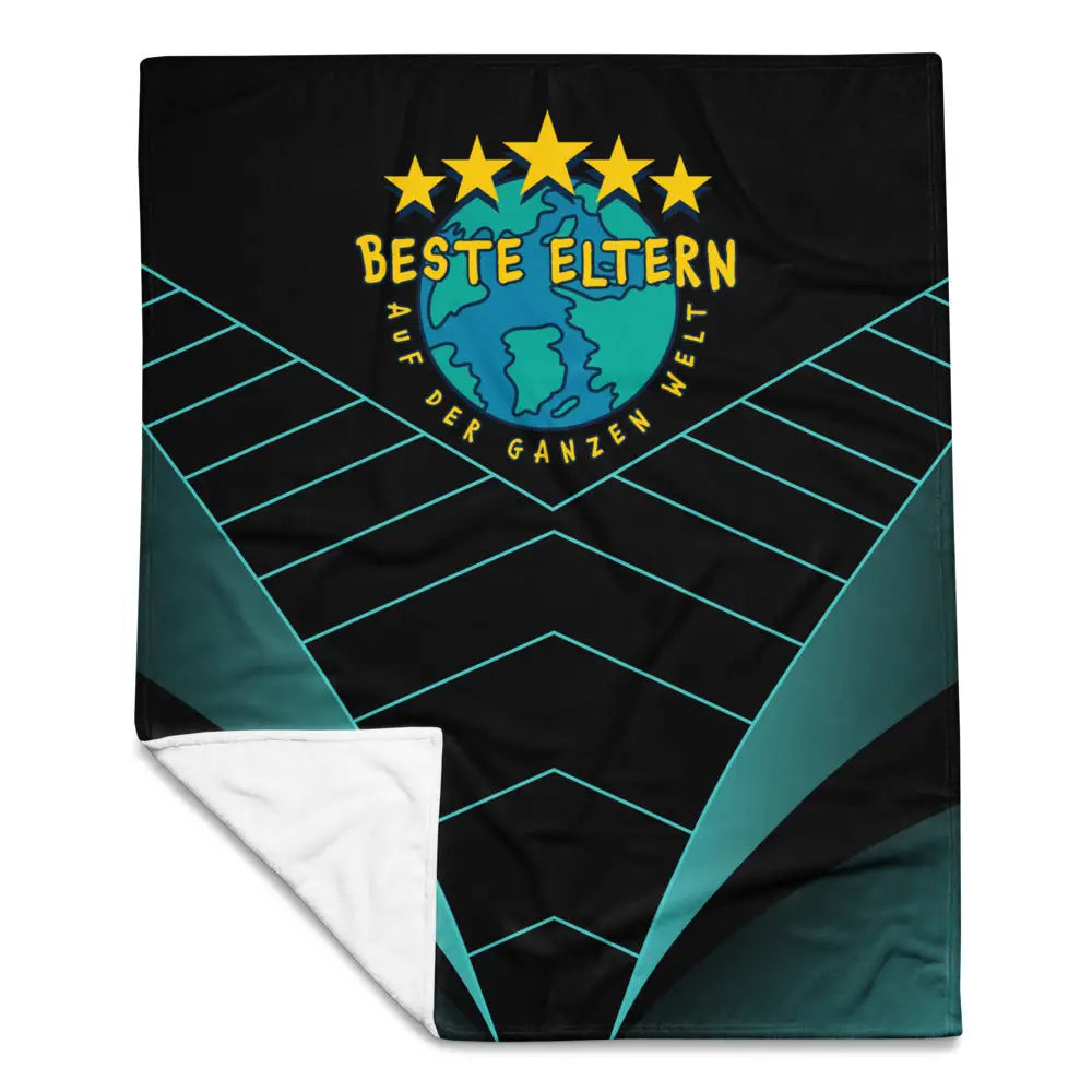 Beste Eltern - auf der ganzen Welt! • Kuscheldecke / Tagesdecke - Kuscheldecken