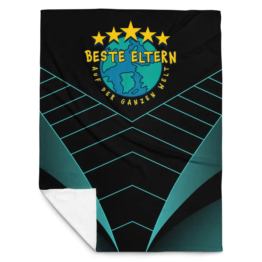 Beste Eltern - auf der ganzen Welt! • Kuscheldecke / Tagesdecke - Kuscheldecken