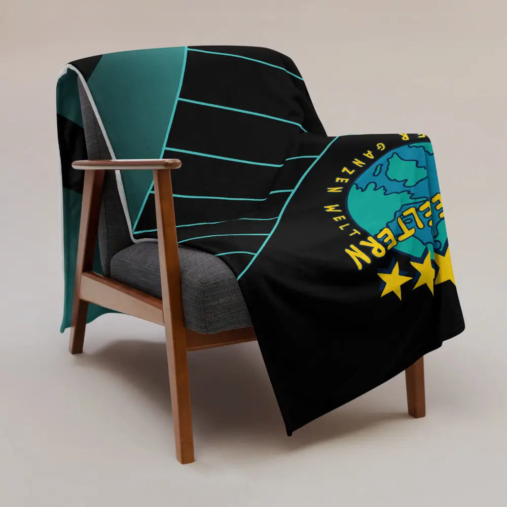 Beste Eltern - auf der ganzen Welt! • Kuscheldecke / Tagesdecke - Kuscheldecken