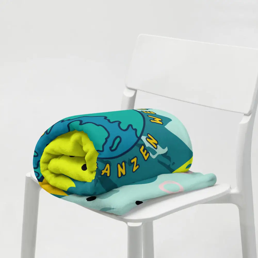 Beste Mama - auf der ganzen Welt! • Kuscheldecke / Tagesdecke - Kuscheldecken