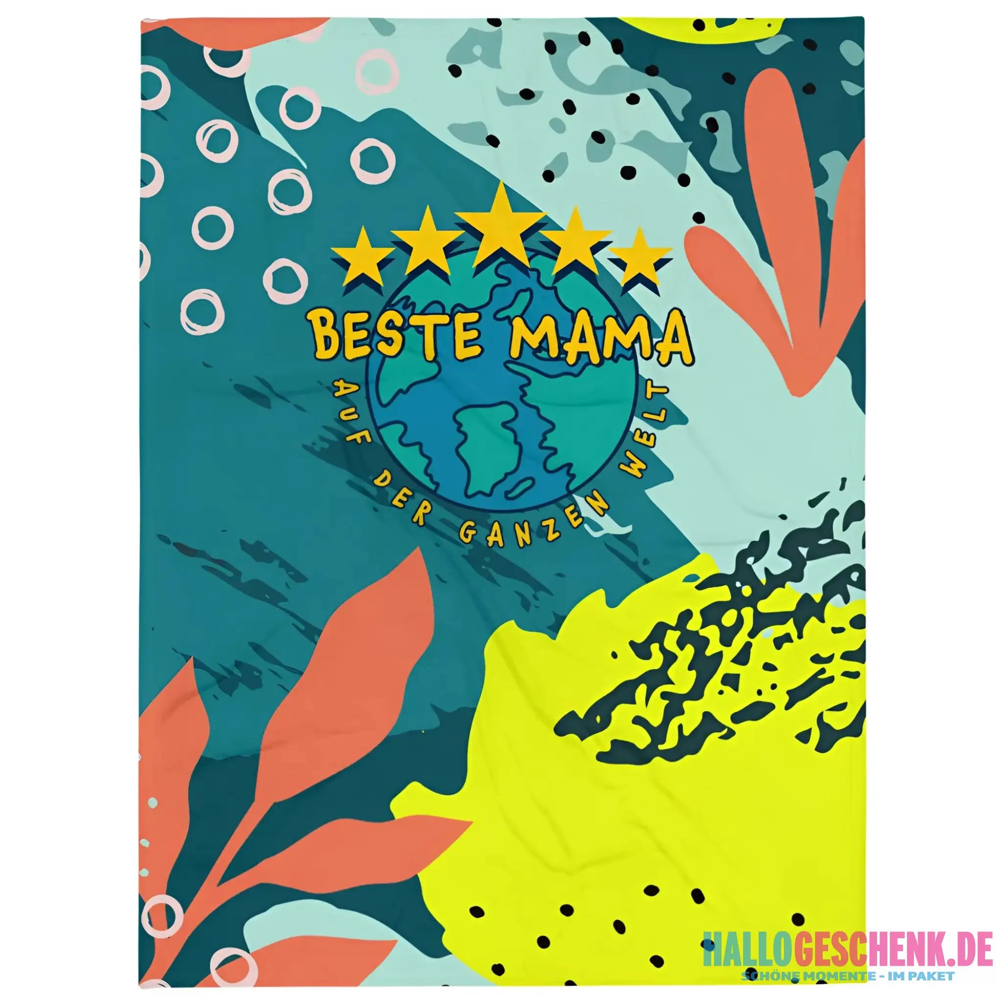 Beste Mama - auf der ganzen Welt! âą Kuscheldecke / Tagesdecke - Kuscheldecken
