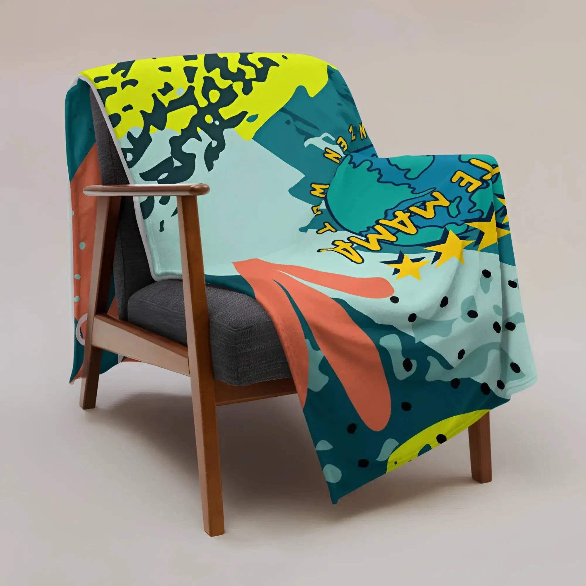 Beste Mama - auf der ganzen Welt! • Kuscheldecke / Tagesdecke - Kuscheldecken