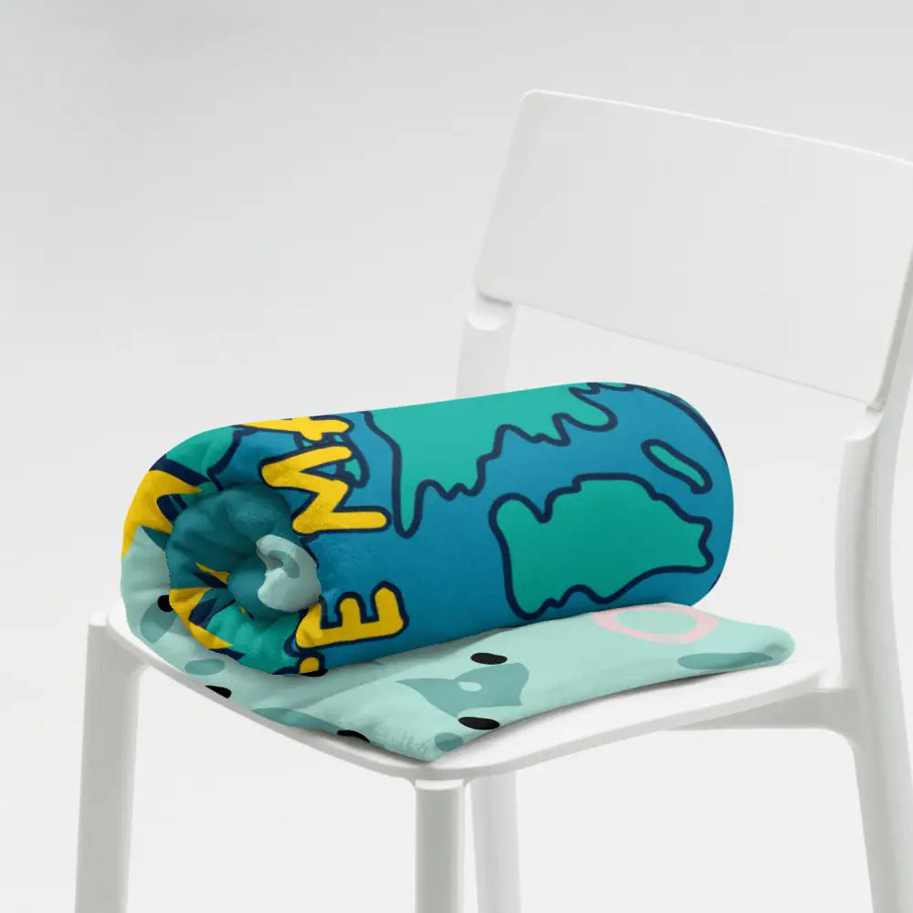 Beste Mama - auf der ganzen Welt! • Kuscheldecke / Tagesdecke - Kuscheldecken