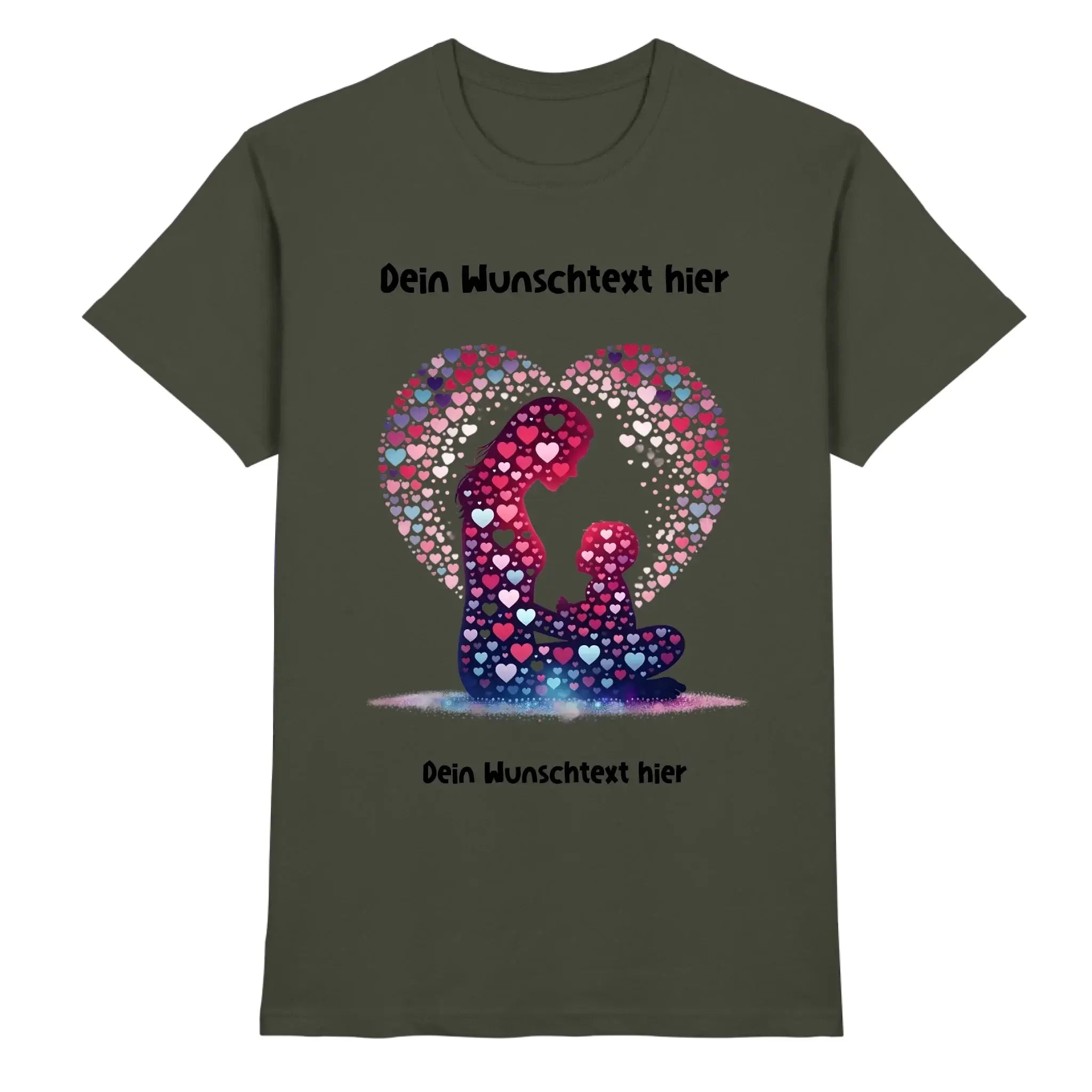 Beste Mama Wunschtext • mehrere Artikel • ’Statement-Collection’ • Mein Motiv • Premium Herren T-Shirt / Urban-Khaki