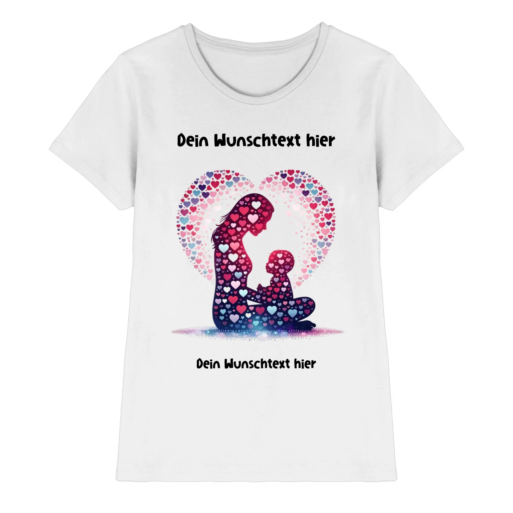 Beste Mama Wunschtext • mehrere Artikel • ’Statement-Collection’ • Mein Motiv • Premium Damen T-Shirt Bio / White / S