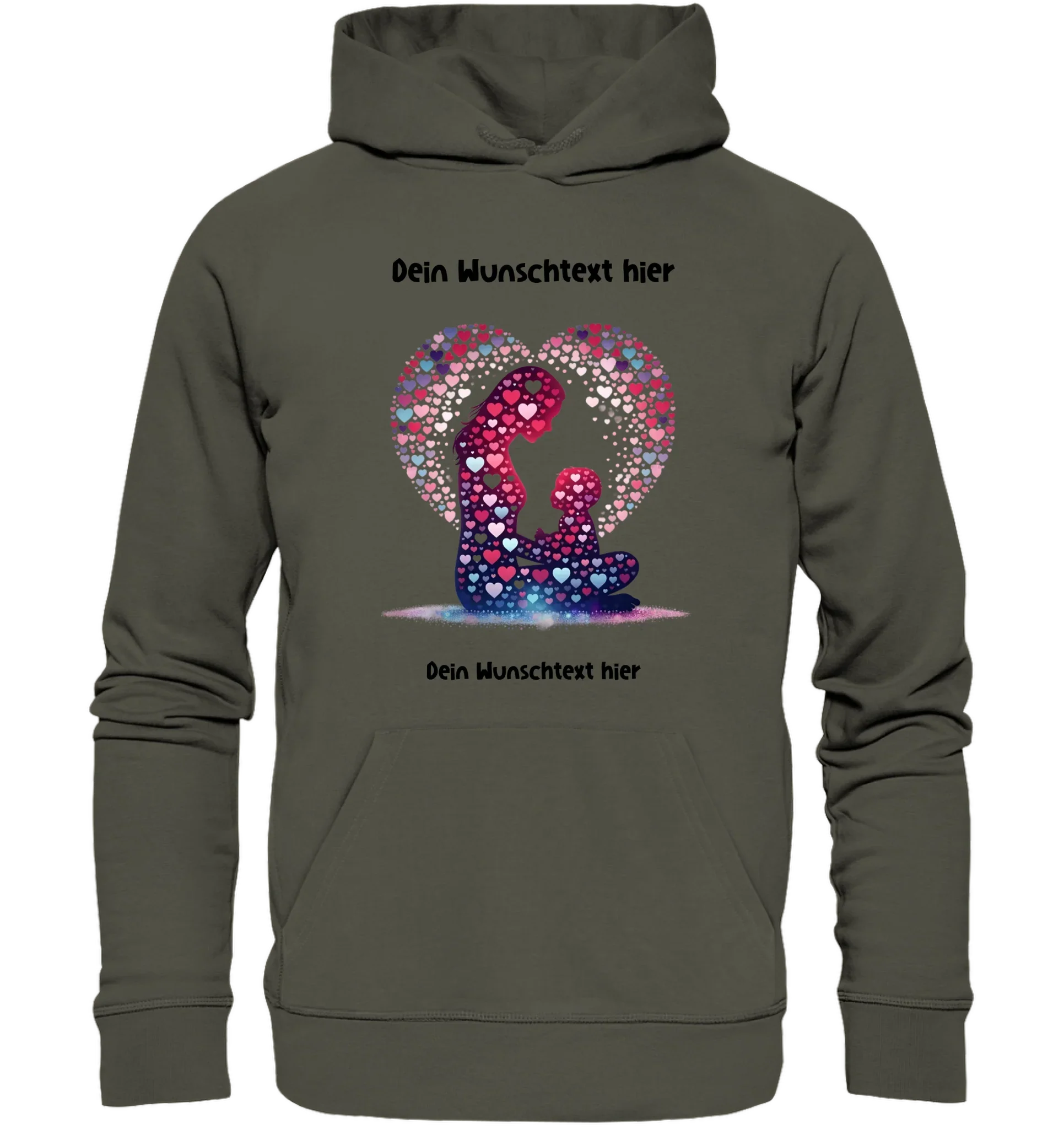 Beste Mama Wunschtext • mehrere Artikel • ’Statement-Collection’ • Mein Motiv • Unisex Hoodie • Bio Premium Plus