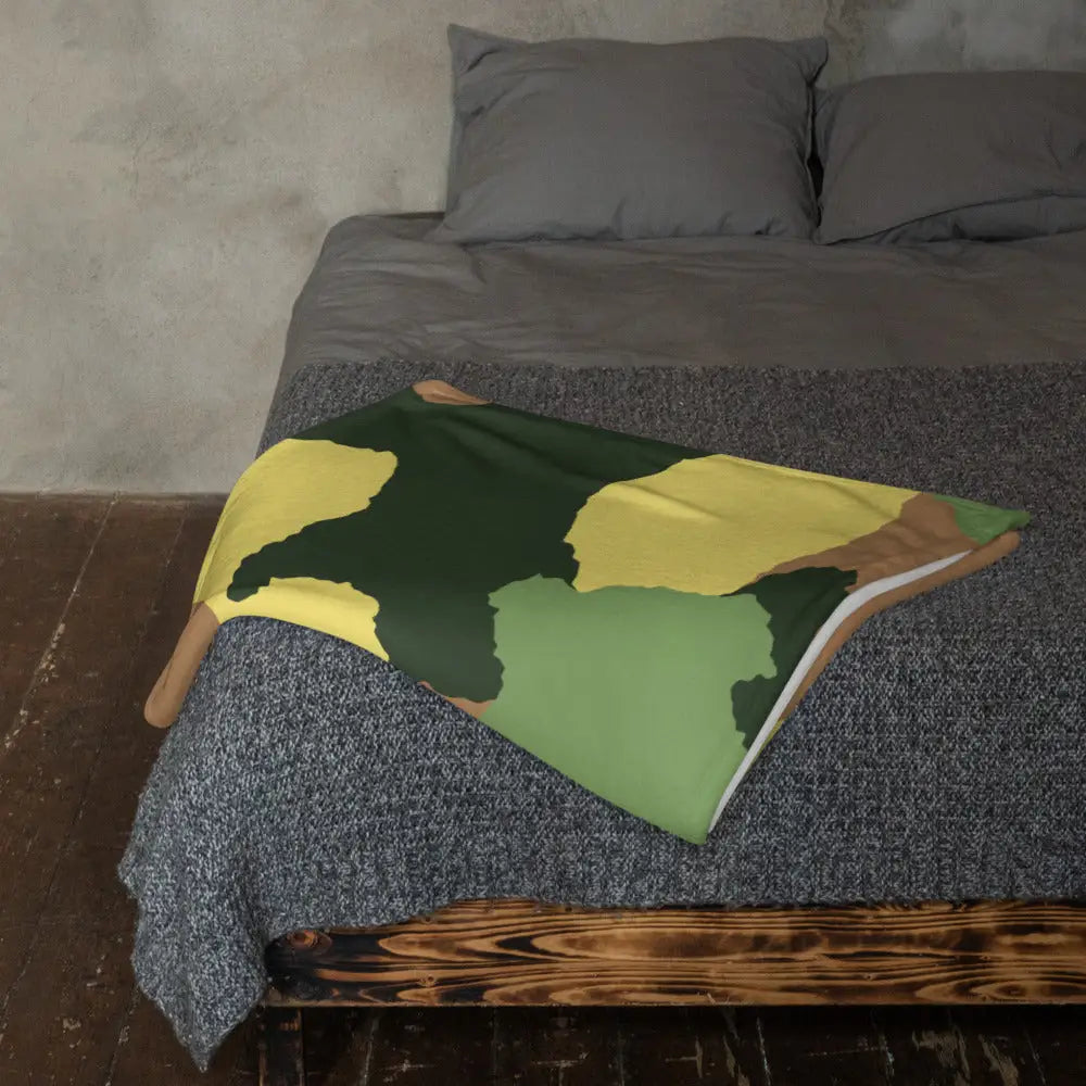 Bester Papa - auf der ganzen Welt! • Kuscheldecke / Tagesdecke - Kuscheldecken