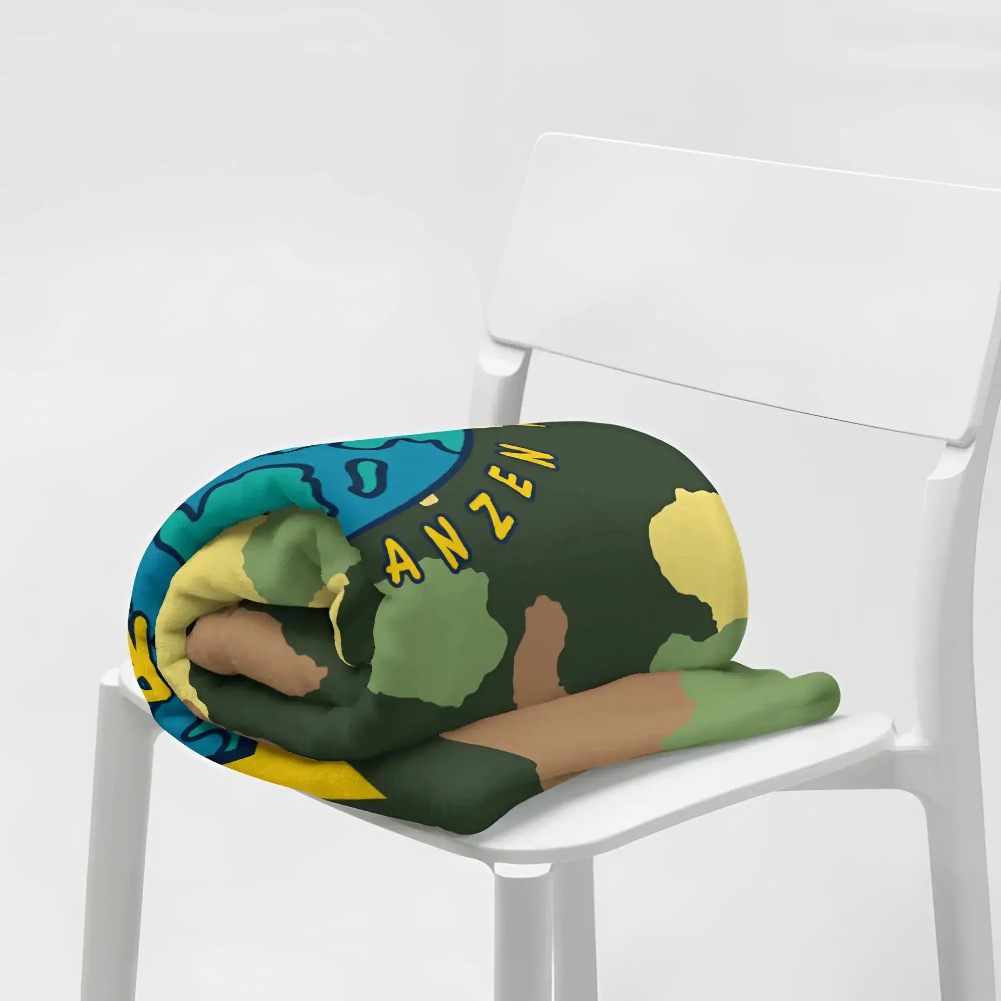 Bester Papa - auf der ganzen Welt! • Kuscheldecke / Tagesdecke - Kuscheldecken