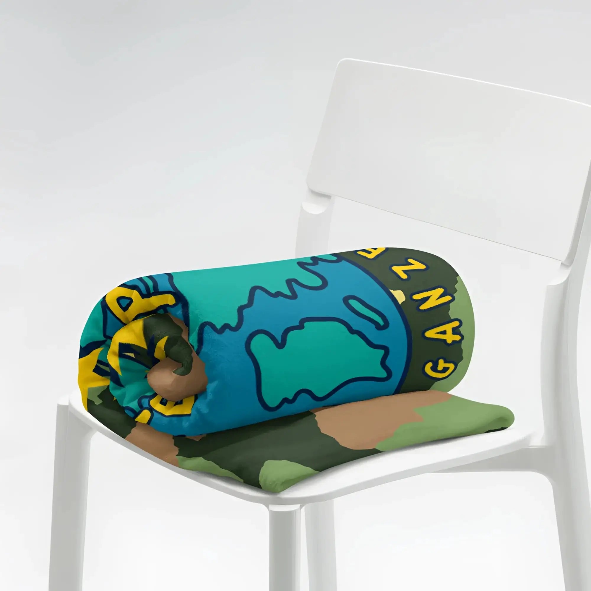 Bester Papa - auf der ganzen Welt! • Kuscheldecke / Tagesdecke - Kuscheldecken