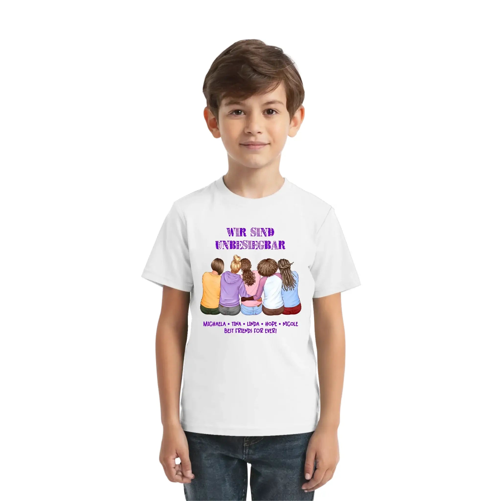 Besties: 2-5 Freundinnen • mehrere Artikel • ’Statement-Collection’ • Wunschtext • personalisierte Figuren