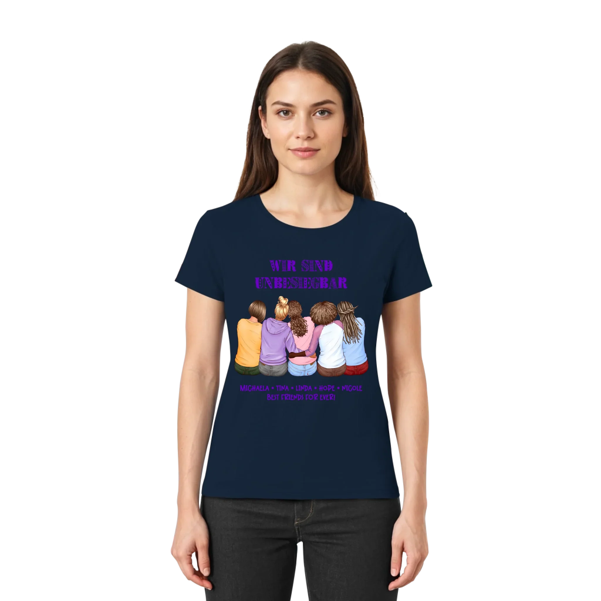 Besties: 2-5 Freundinnen • mehrere Artikel • ’Statement-Collection’ • Wunschtext • personalisierte Figuren