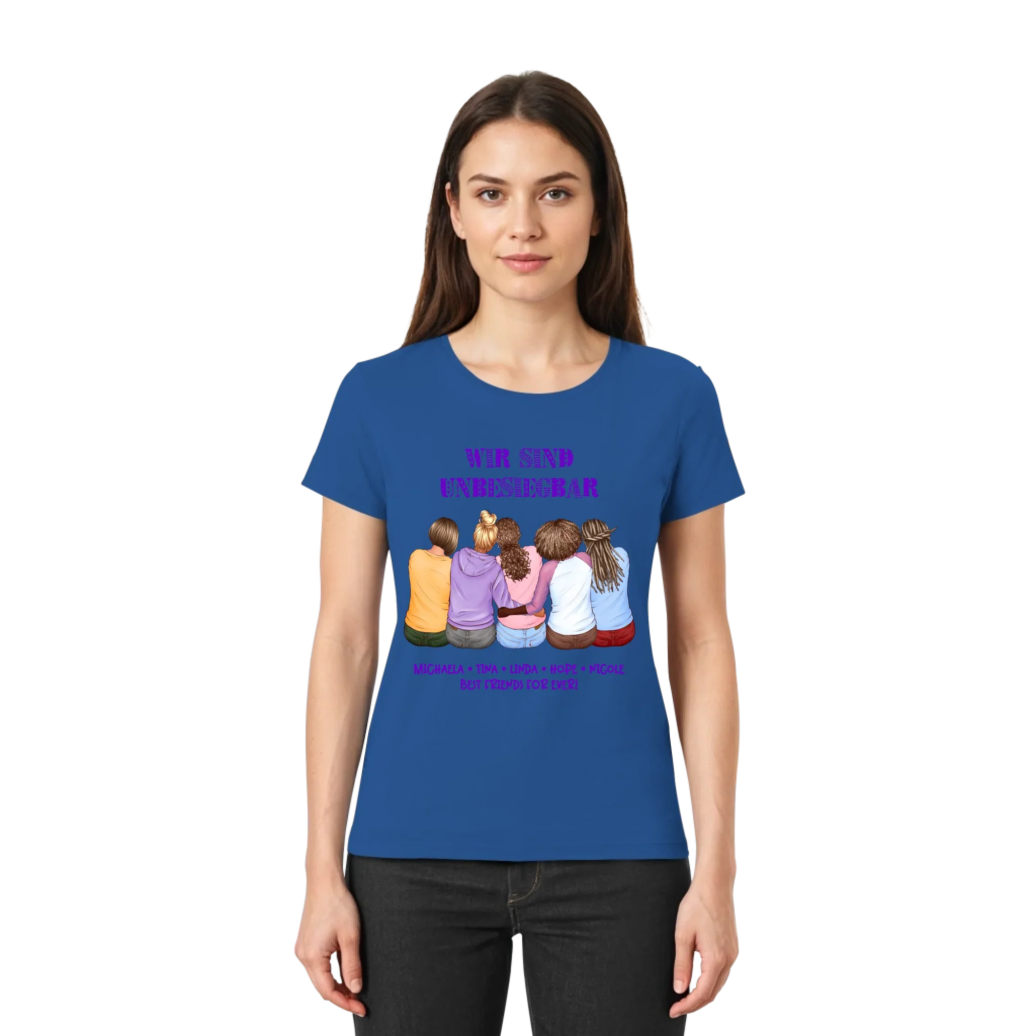 Besties: 2-5 Freundinnen • mehrere Artikel • ’Statement-Collection’ • Wunschtext • personalisierte Figuren