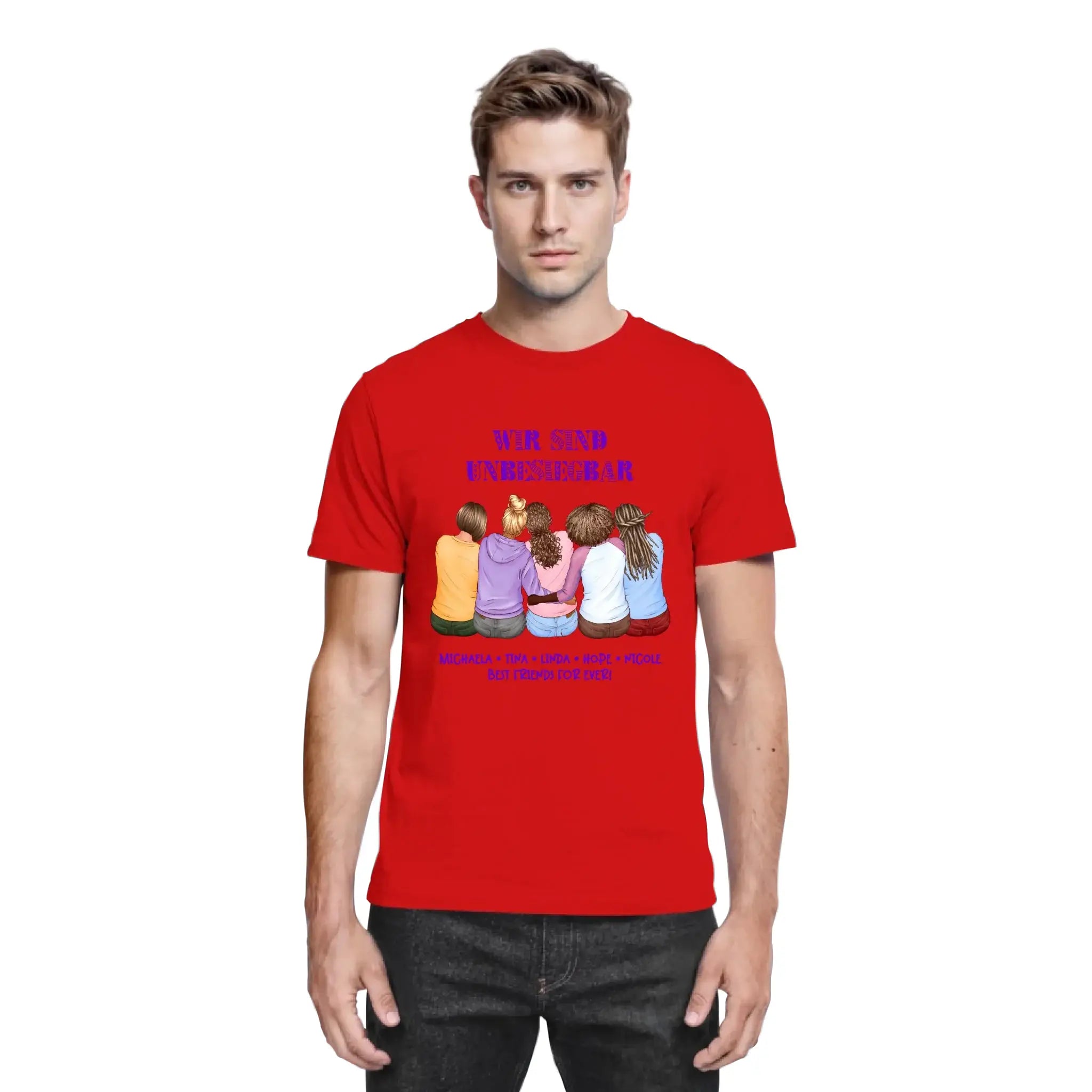 Besties: 2-5 Freundinnen • mehrere Artikel • ’Statement-Collection’ • Wunschtext • personalisierte Figuren