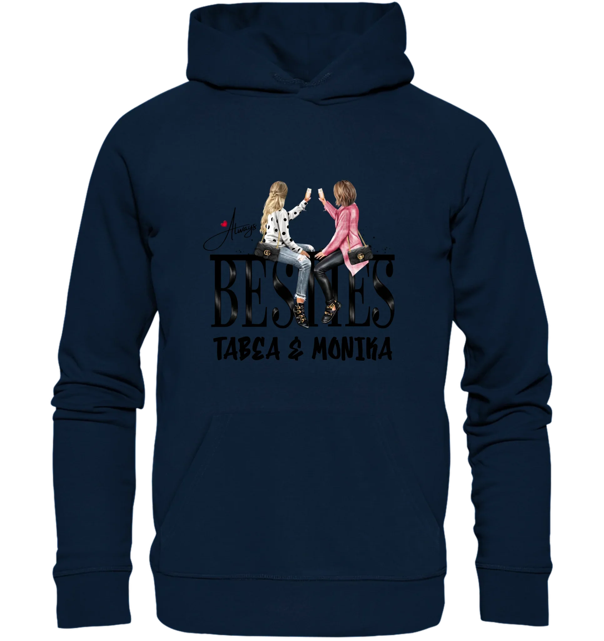 Besties: Girls on Text • mehrere Artikel • ’Statement-Collection’ • Wunschtext • personalisierte Figuren - Unisex