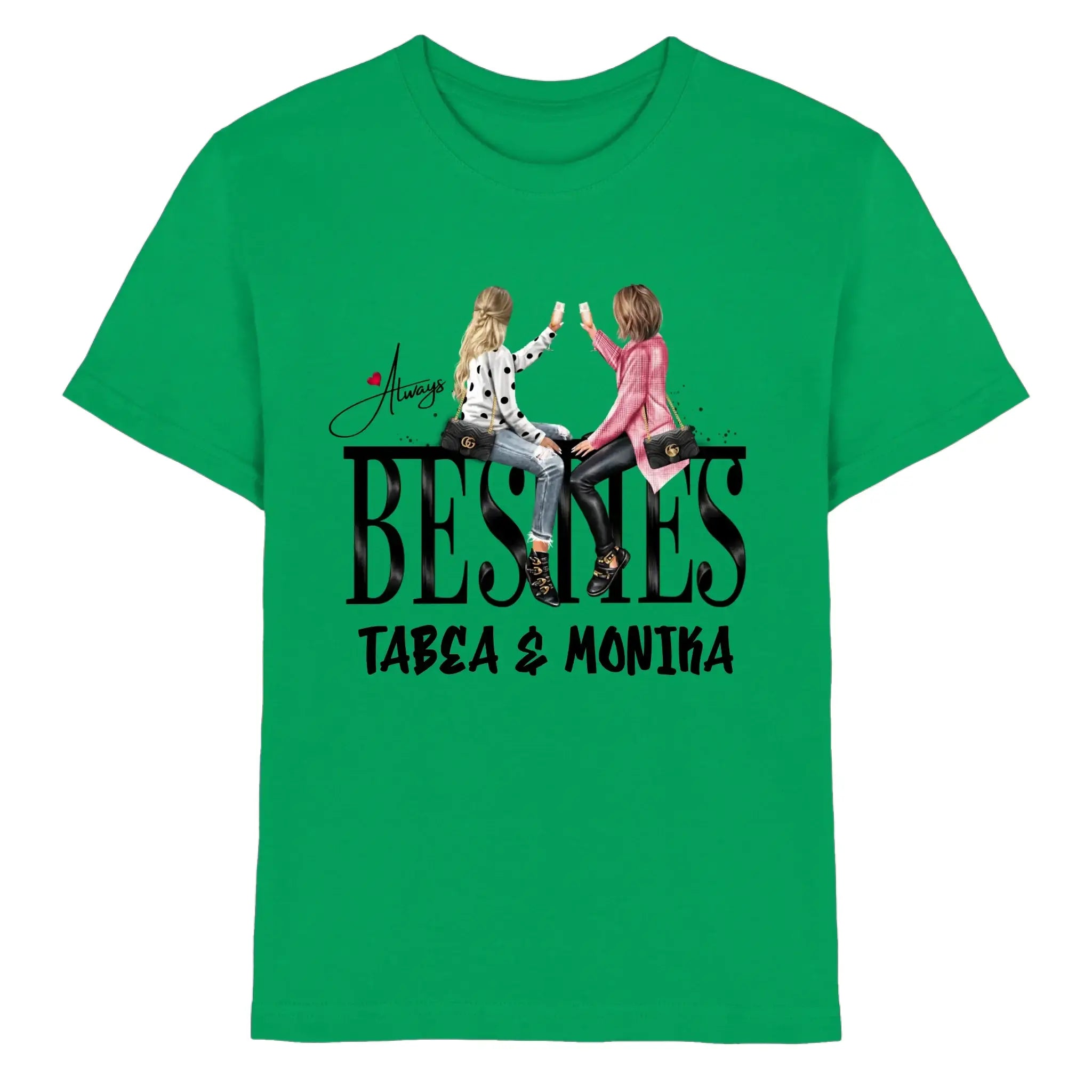 Besties: Girls on Text • mehrere Artikel • ’Statement-Collection’ • Wunschtext • personalisierte Figuren - Premium