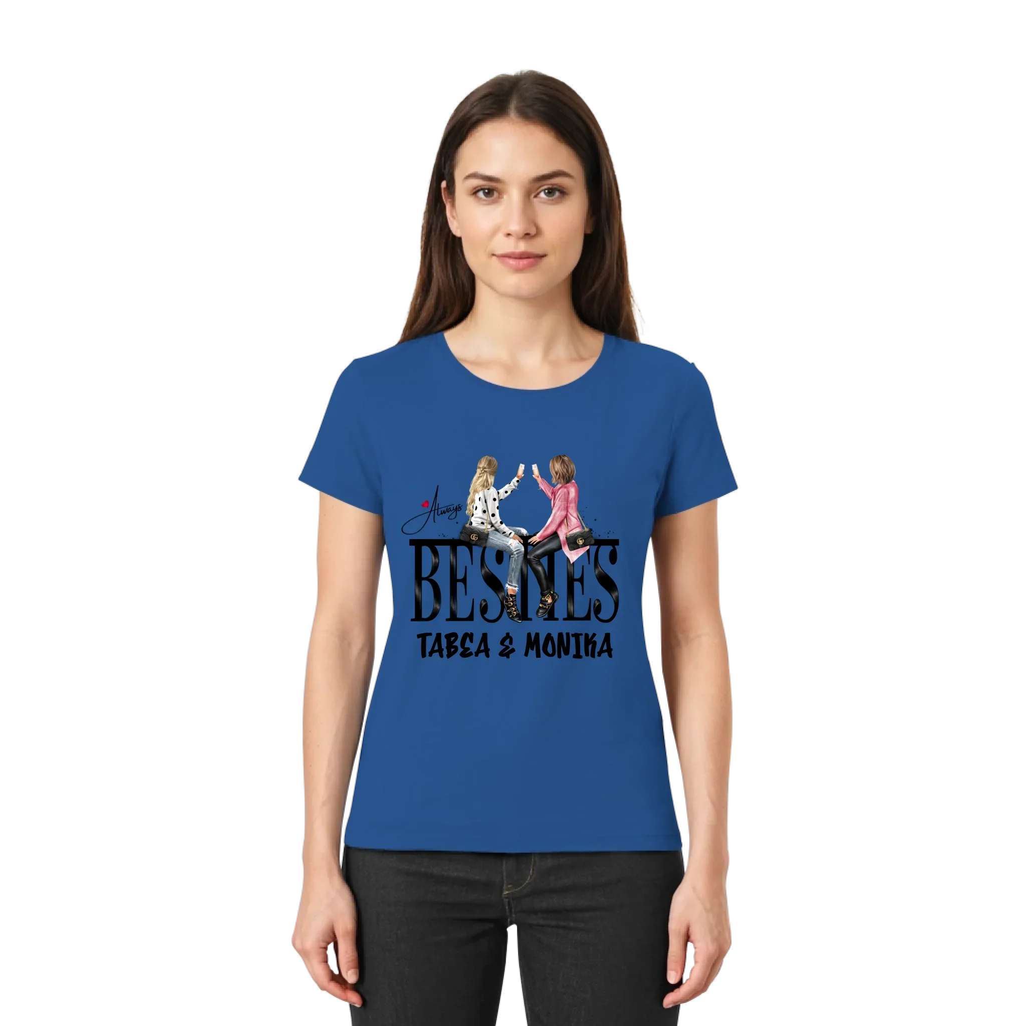 Besties: Girls on Text • mehrere Artikel • ’Statement-Collection’ • Wunschtext • personalisierte Figuren