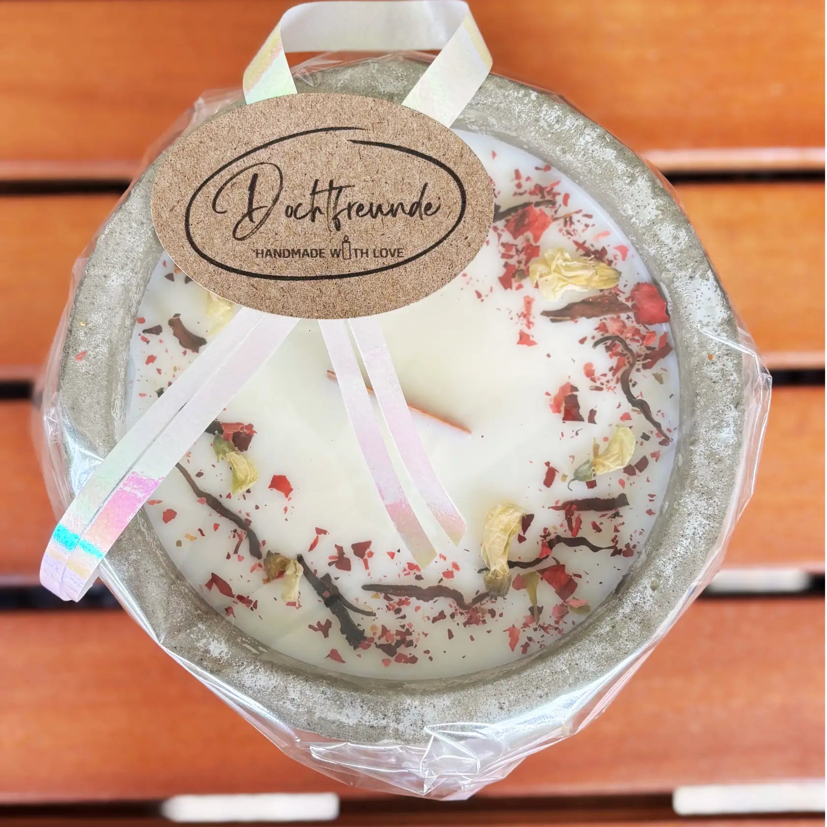 Betonkerze Handgemacht ’Grey Cinnamon’ - Duftkerze