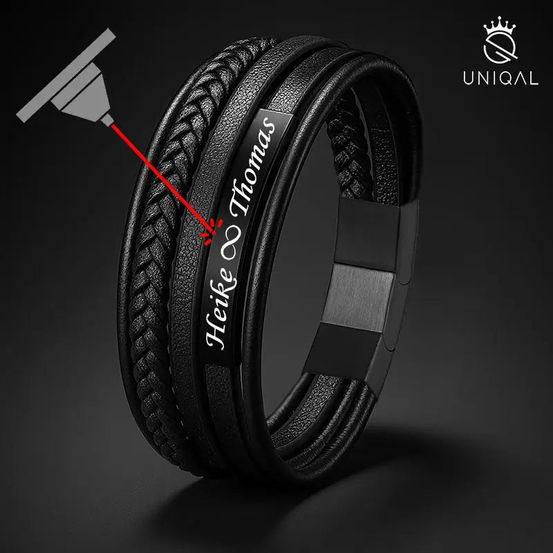 BLACK PLATE - Armband