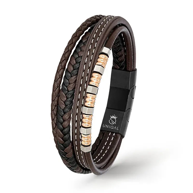 BROWN BRICS - 19 cm - Armband