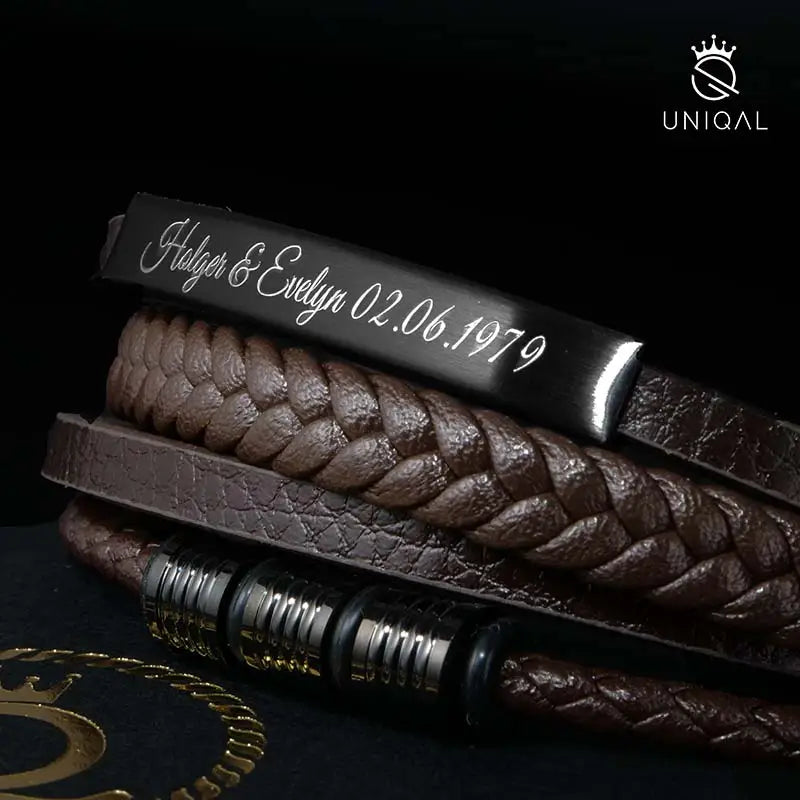 BROWN SHAPE - Armband