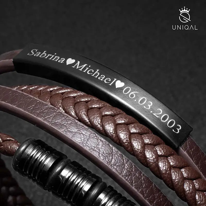 BROWN SHAPE - Armband