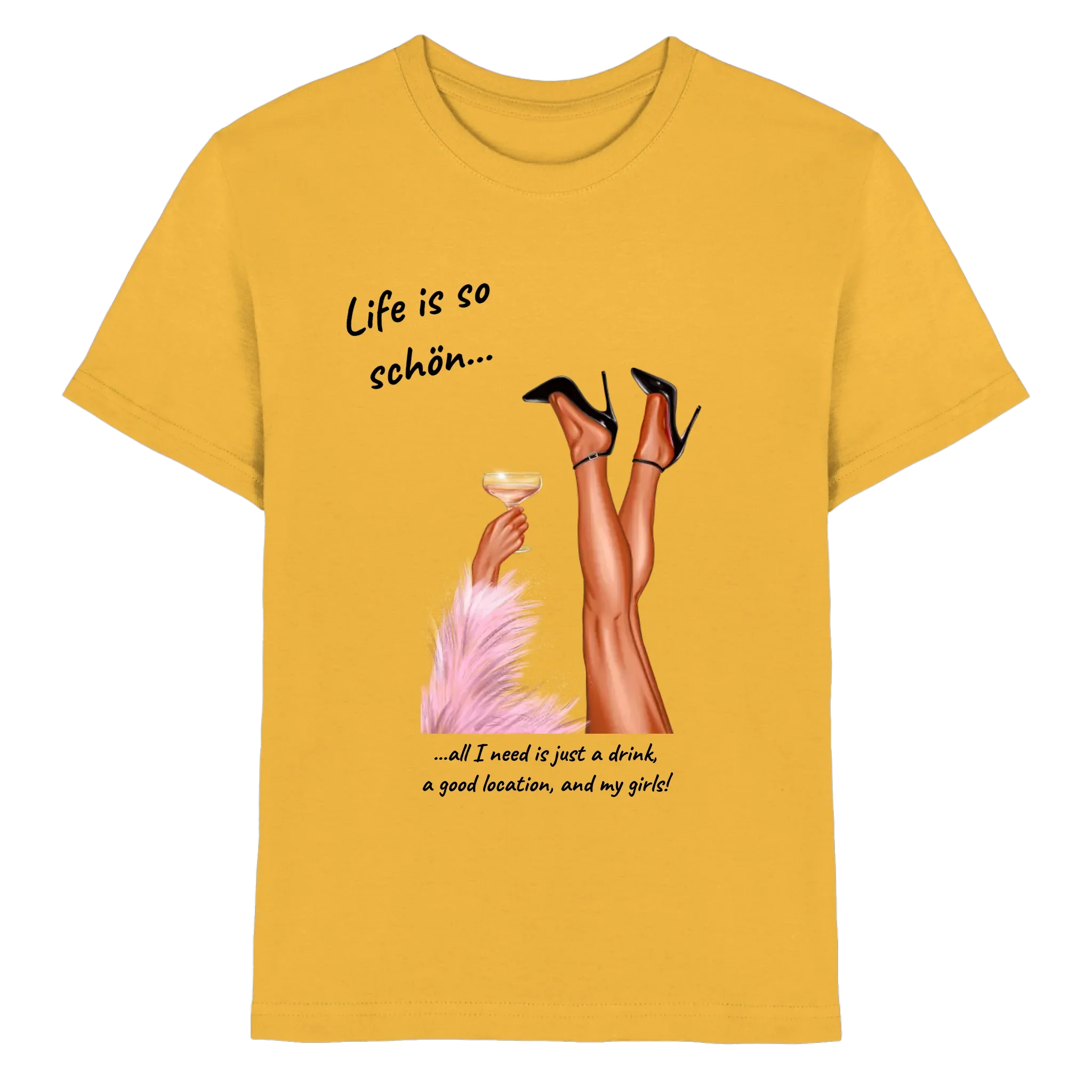 Ladies: Party-Beine • mehrere Artikel • ’Statement-Collection’ • Wunschtext • personalisierte Figuren - Premium Kinder