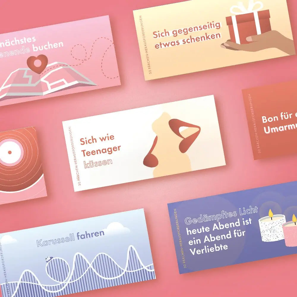 Challenge-Box 30 Pärchen Herausforderungen (deutsche Version) Kartenspiel - Kartenspiele