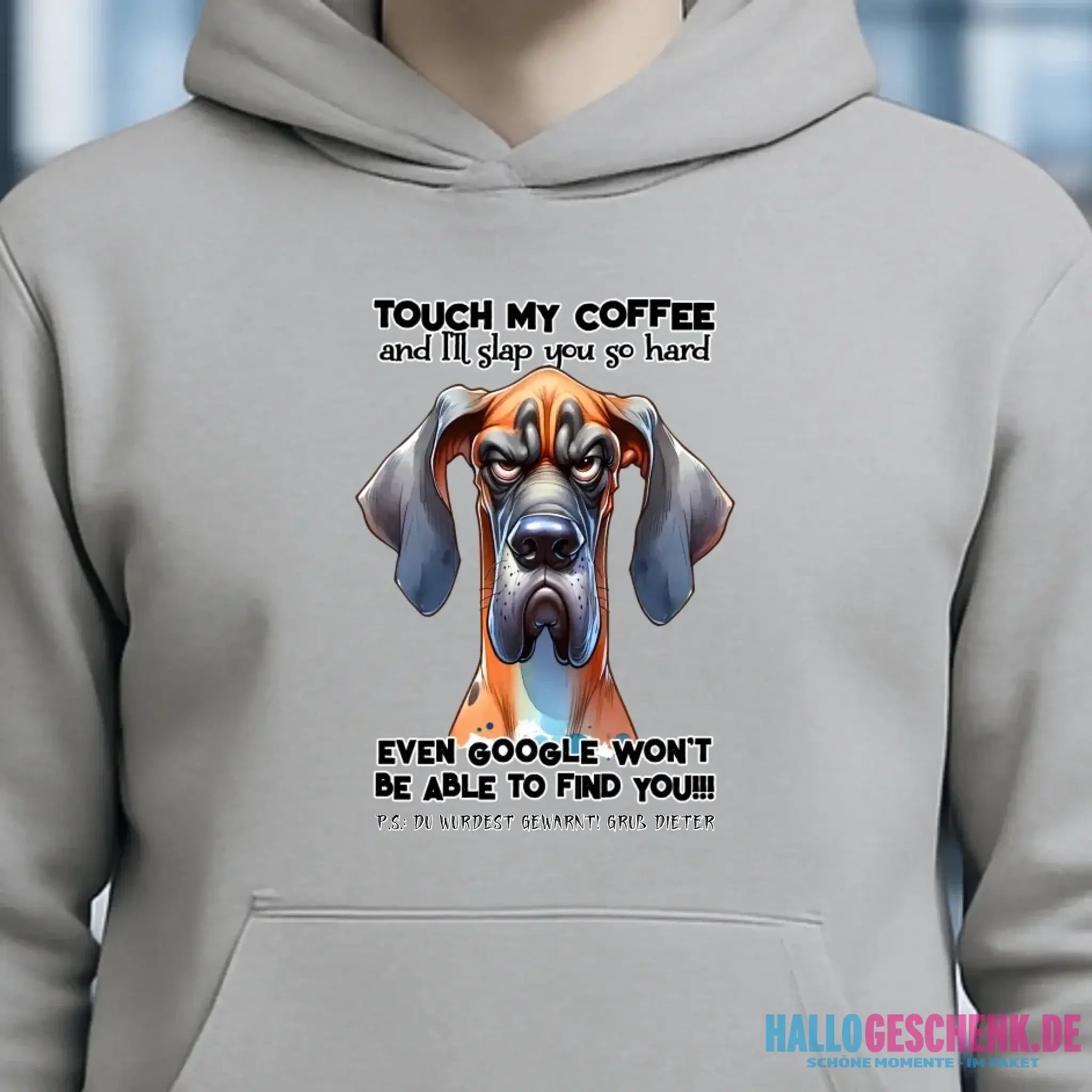 Coffee-Dog • Kaffee • Hund • Unisex Premium Hoodie XS-5XL aus Bio-Baumwolle für Damen & Herren • Exklusivdesign • personalisiert