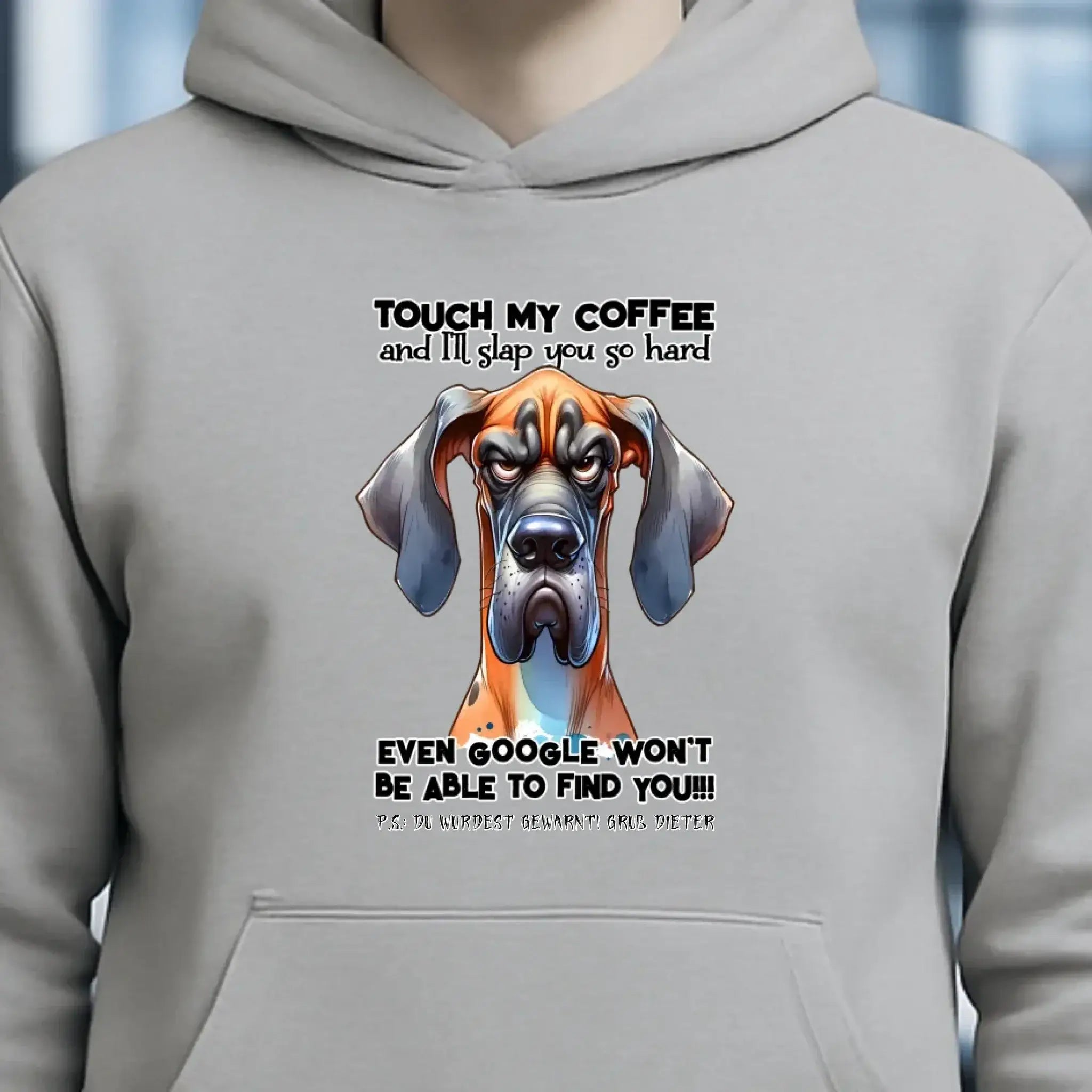 Coffee-Dog • Kaffee • Hund • Unisex Premium Hoodie XS-5XL aus Bio-Baumwolle für Damen & Herren • Exklusivdesign • personalisiert