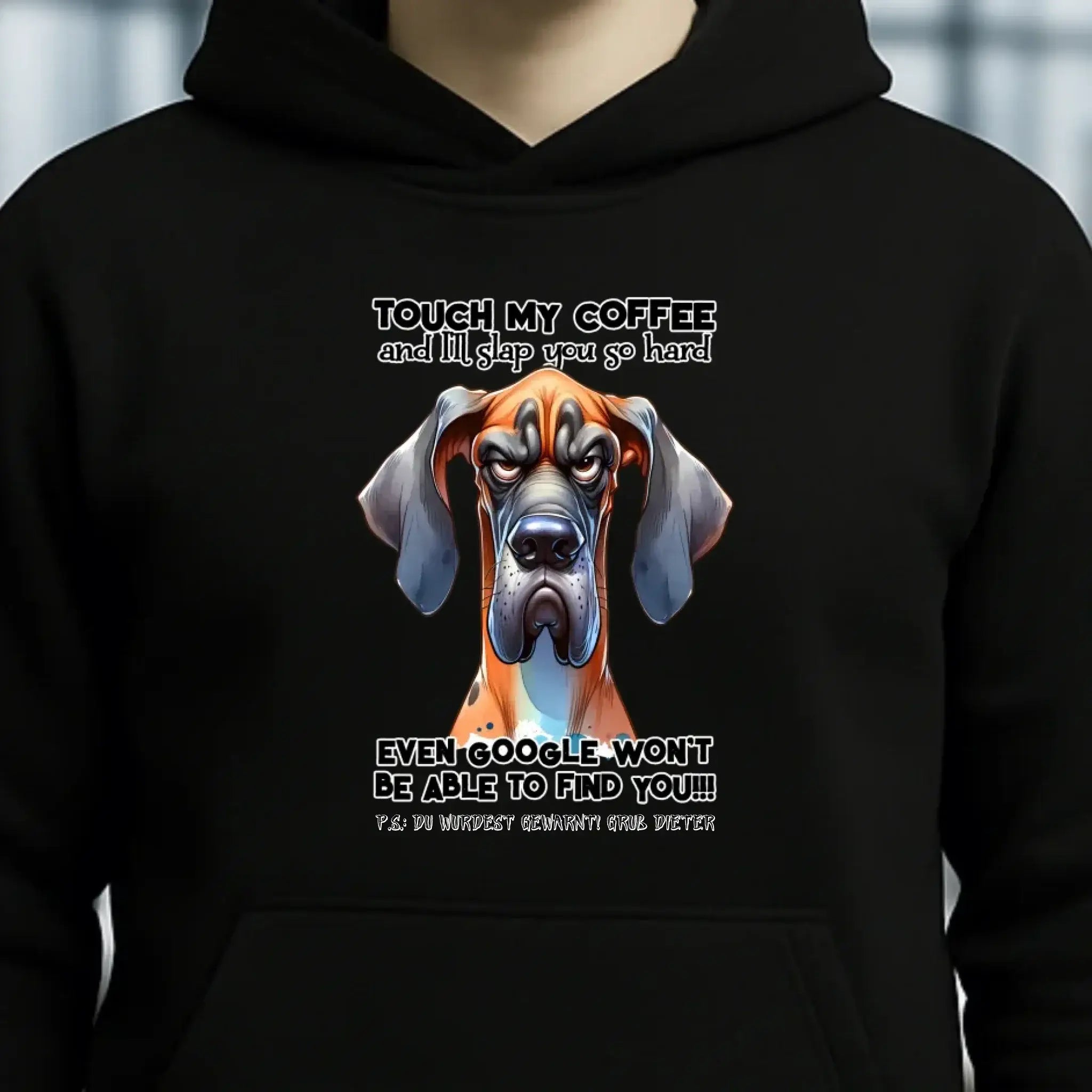 Coffee-Dog • Kaffee • Hund • Unisex Premium Hoodie XS-5XL aus Bio-Baumwolle für Damen & Herren • Exklusivdesign • personalisiert